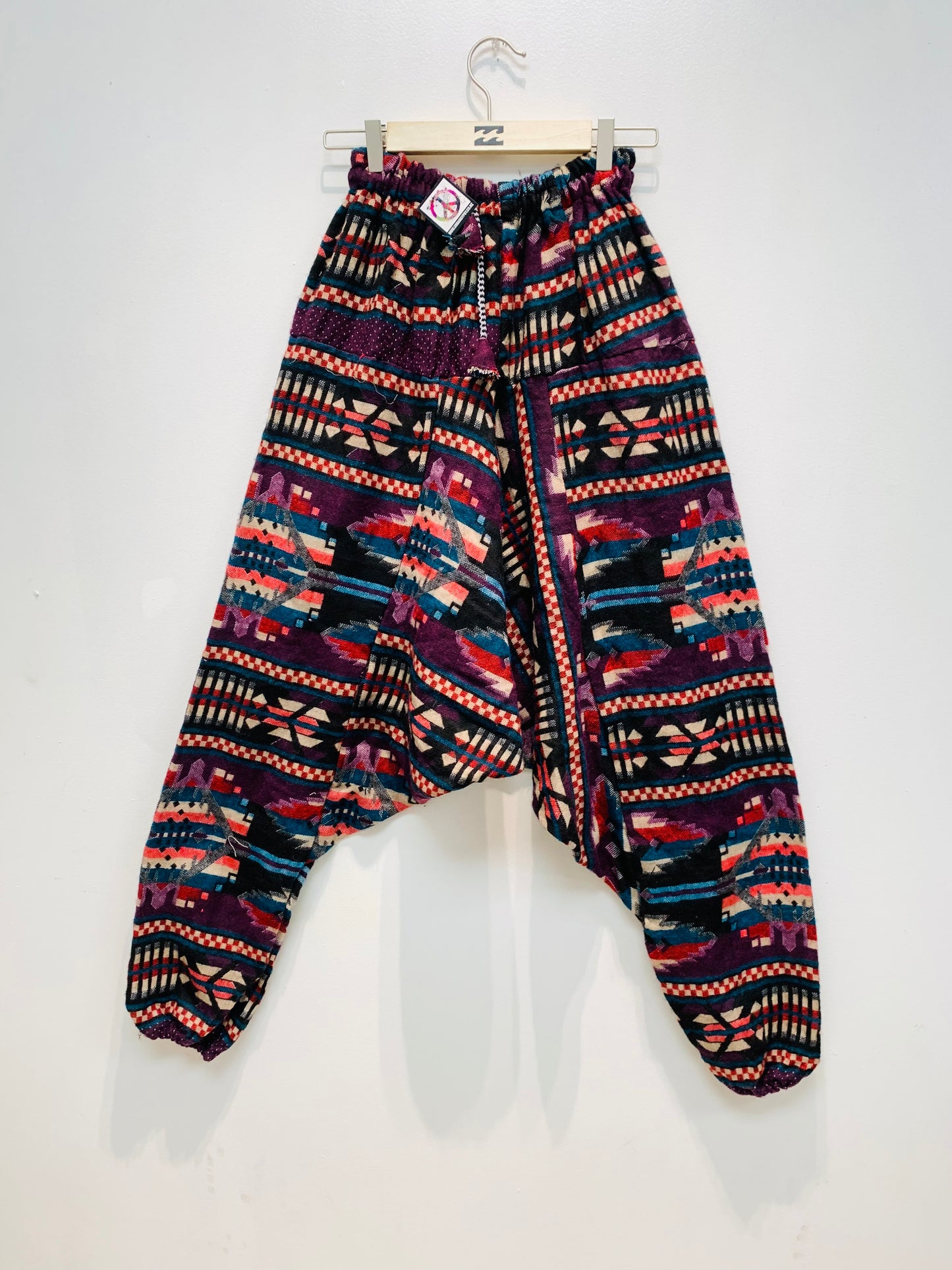 HANDCRAFTED HIPPIE WOOLLY STRAIGHT PANTS# 1117720