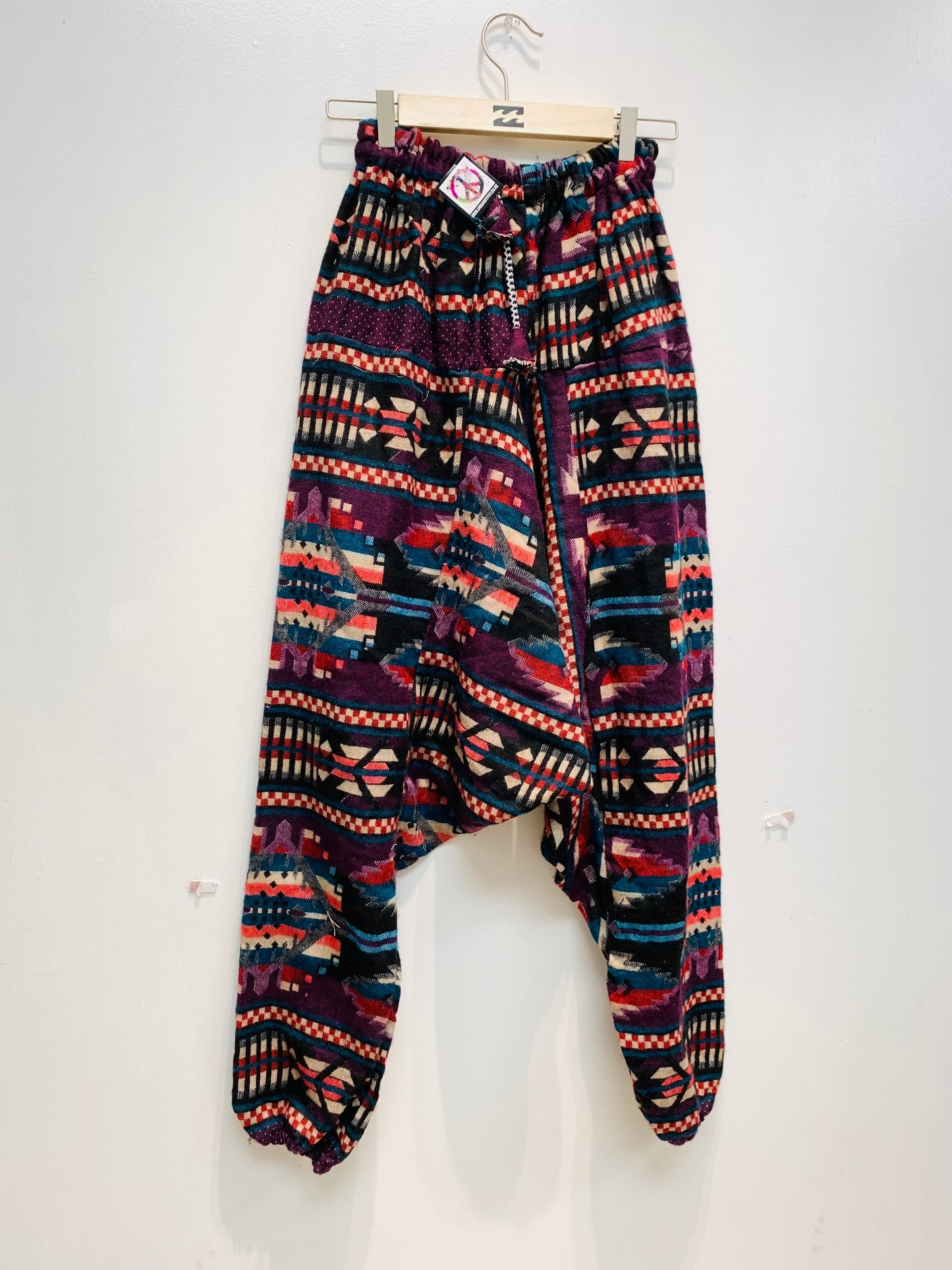 HANDCRAFTED WARM DROP CROTCH PANTS #WOOL21