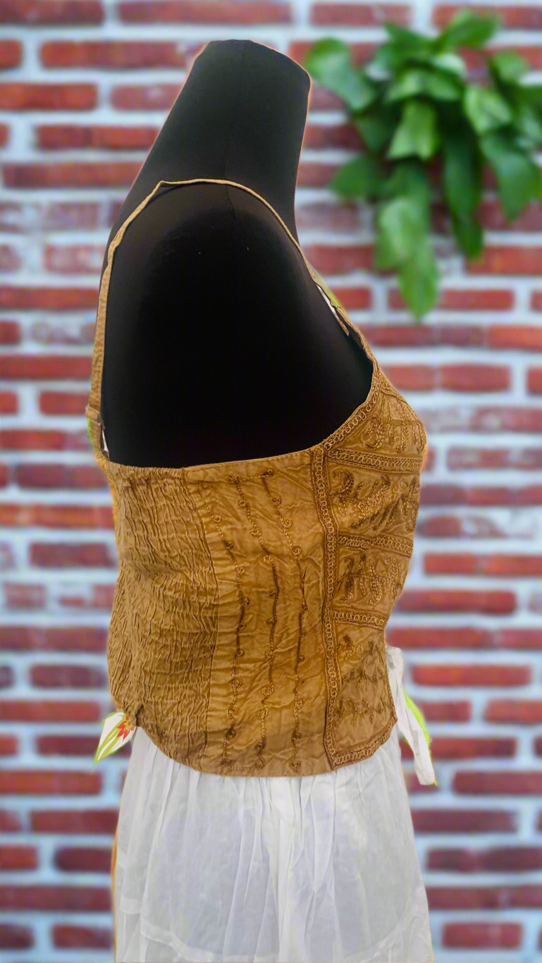 Bohemian Handcrafted Crop Top #CRTOP1002