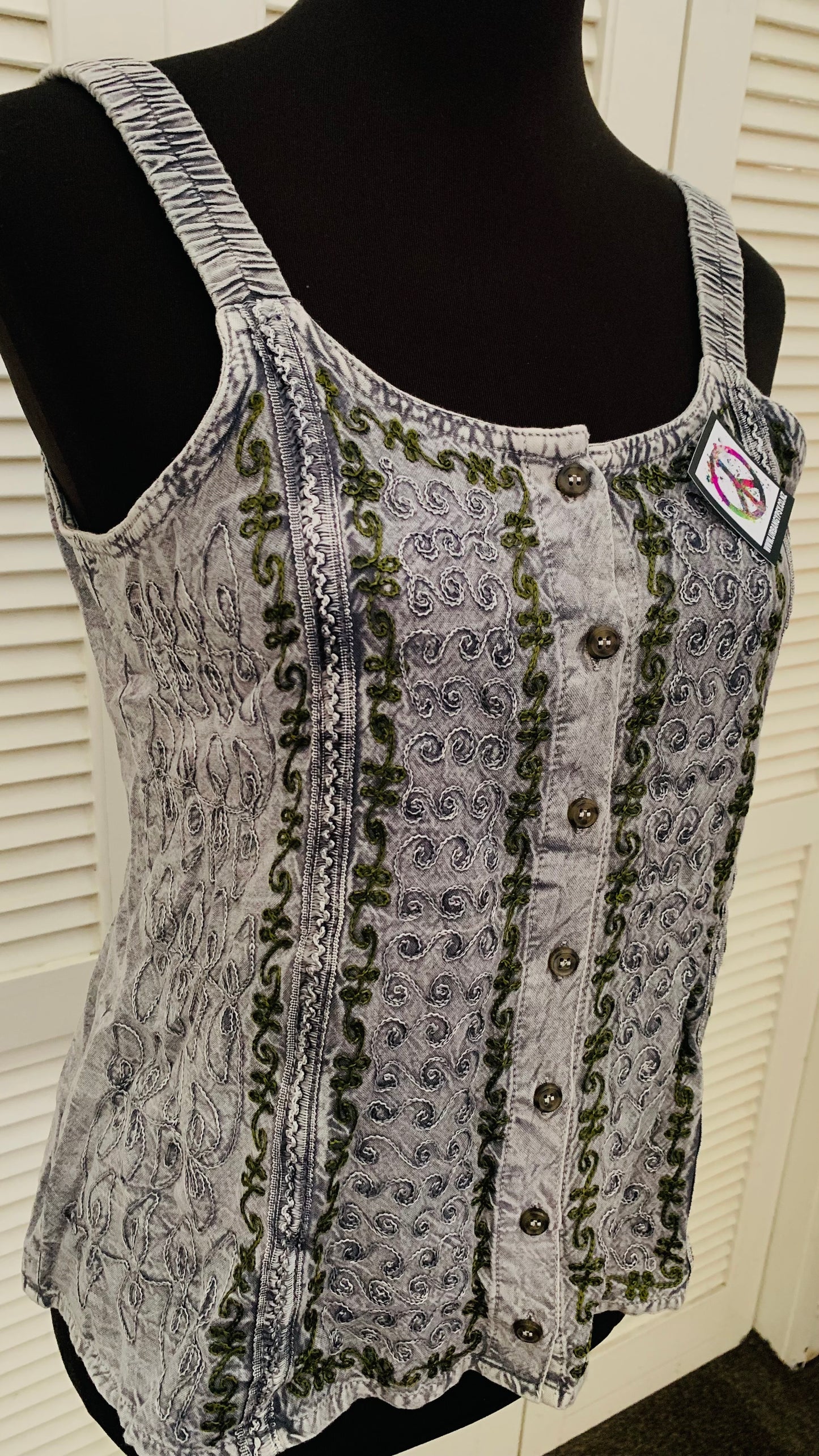 Bohemian Handcrafted Crop Top #CRTOP105