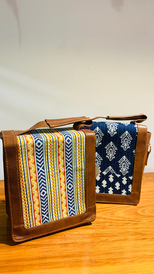 BOHEMIAN HANDCRAFTED PU LEATHER HANDBAG # 3331