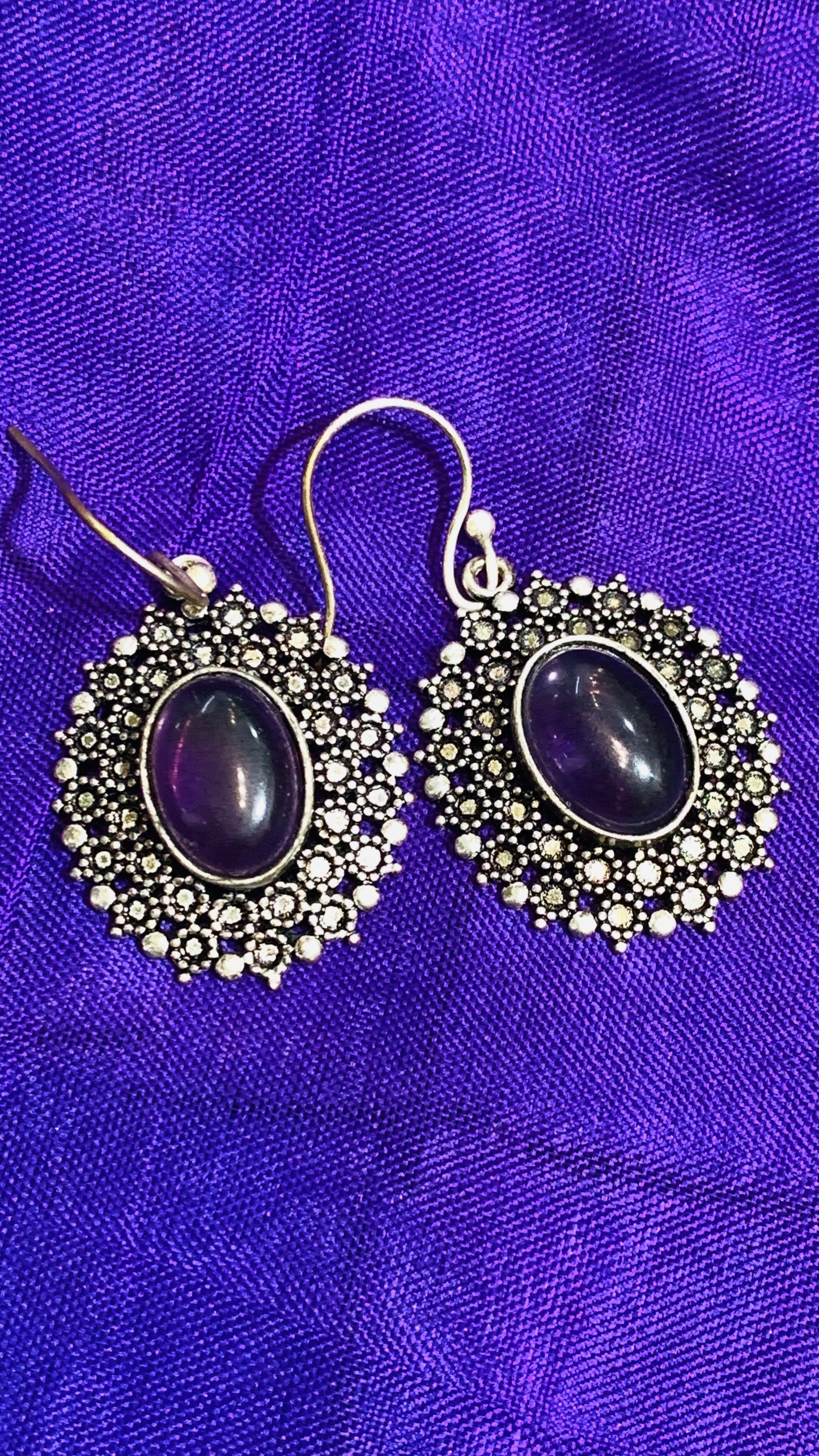 BOHEMIAN HANDCRAFTED NATURAL STONE EARRINGS #EAR165