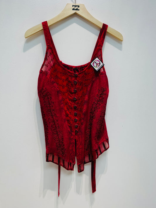 Bohemian Handcrafted Crop Top #CRTOP102