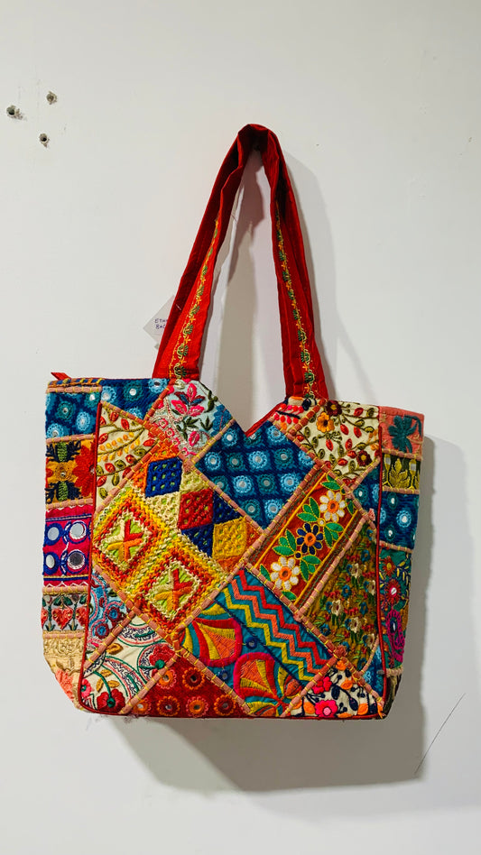 BOHEMIAN STYLE HANDCRAFTED ETHNIC TOTE BAGS # 10123