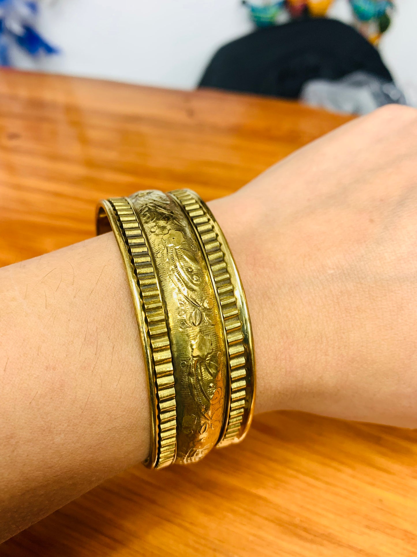 BOHEMIAN STYLE HANDCRAFTED HAND CUFF BANGLE # CUFF1180