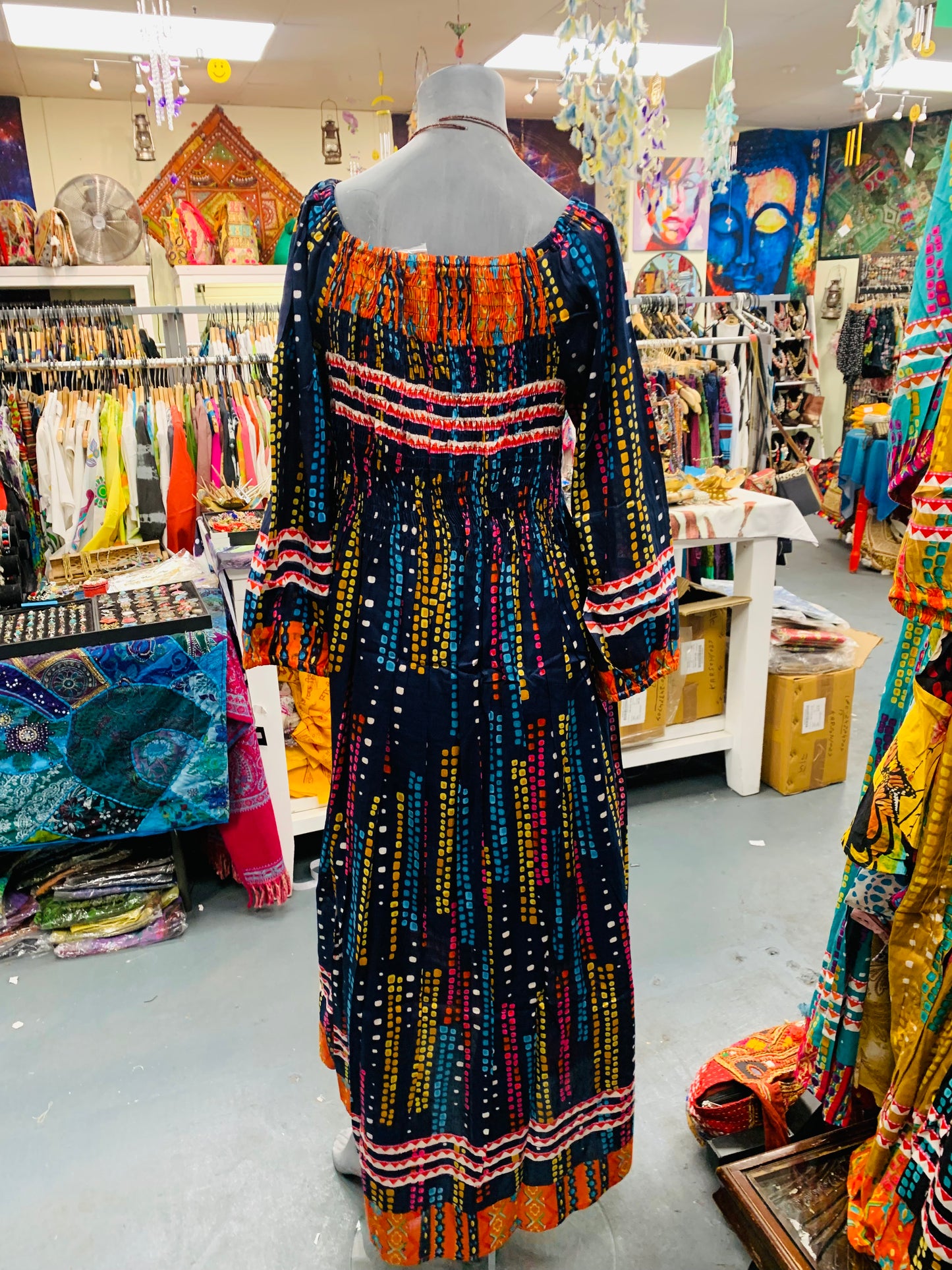 Bohemian handcrafted Maxi dress # DRE320