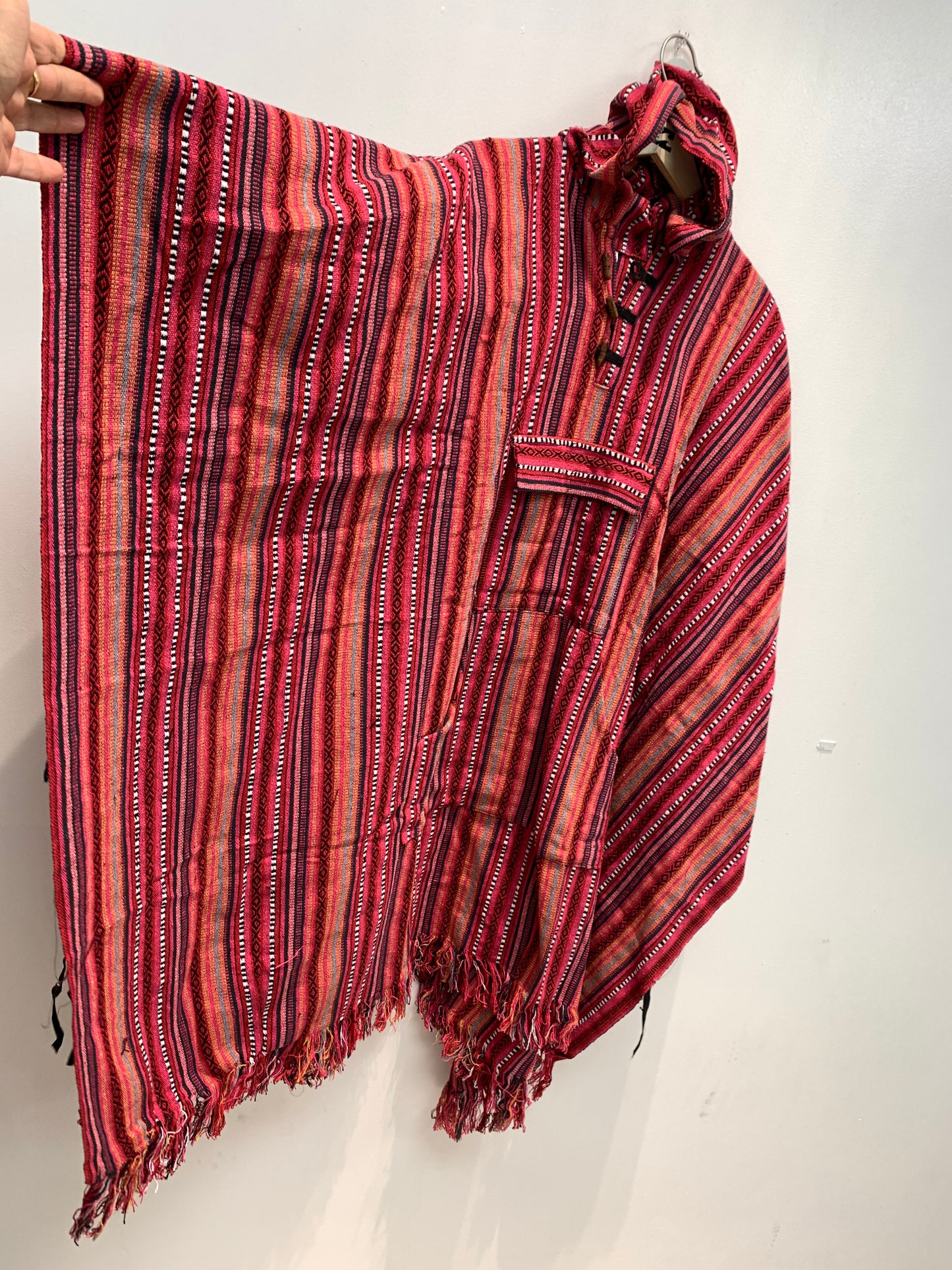 Handcrafted Hoodie UNISEX Gheri poncho #767782