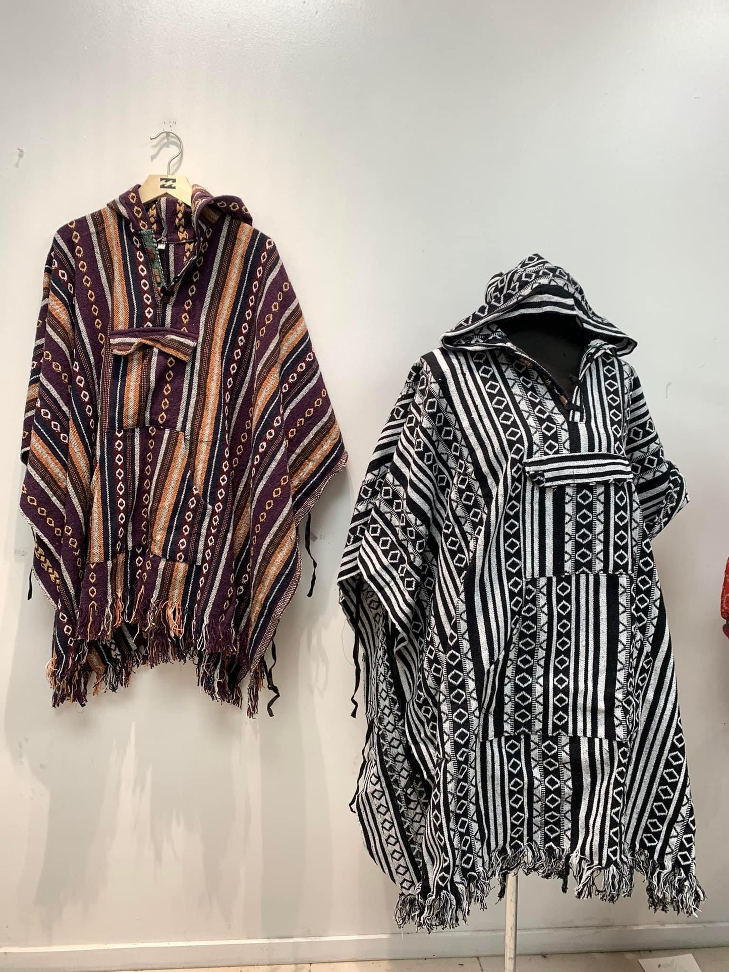 Handcrafted Hoodie Unisex Mexican poncho #767785