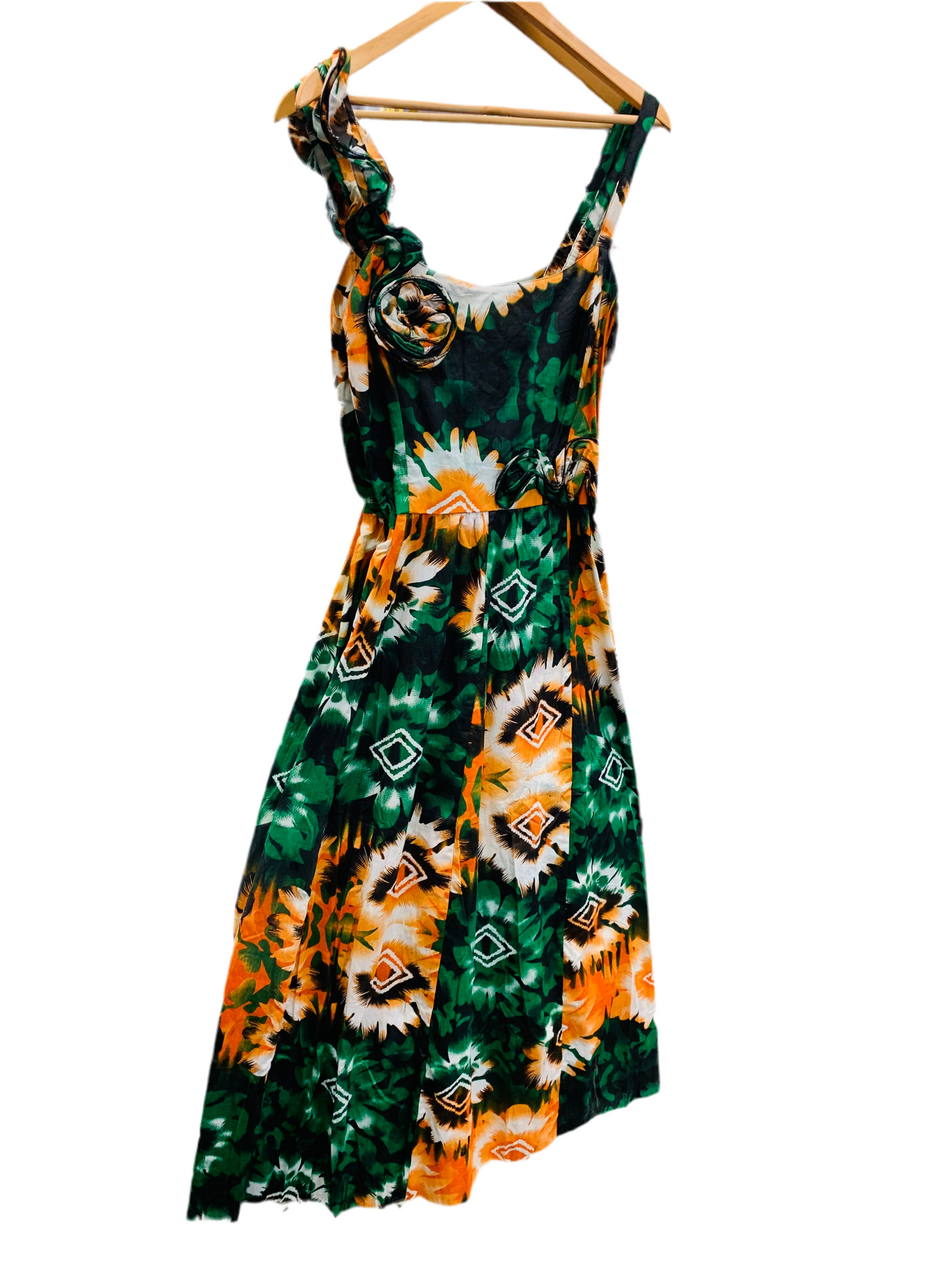 Bohemian style handcrafted dress #77997