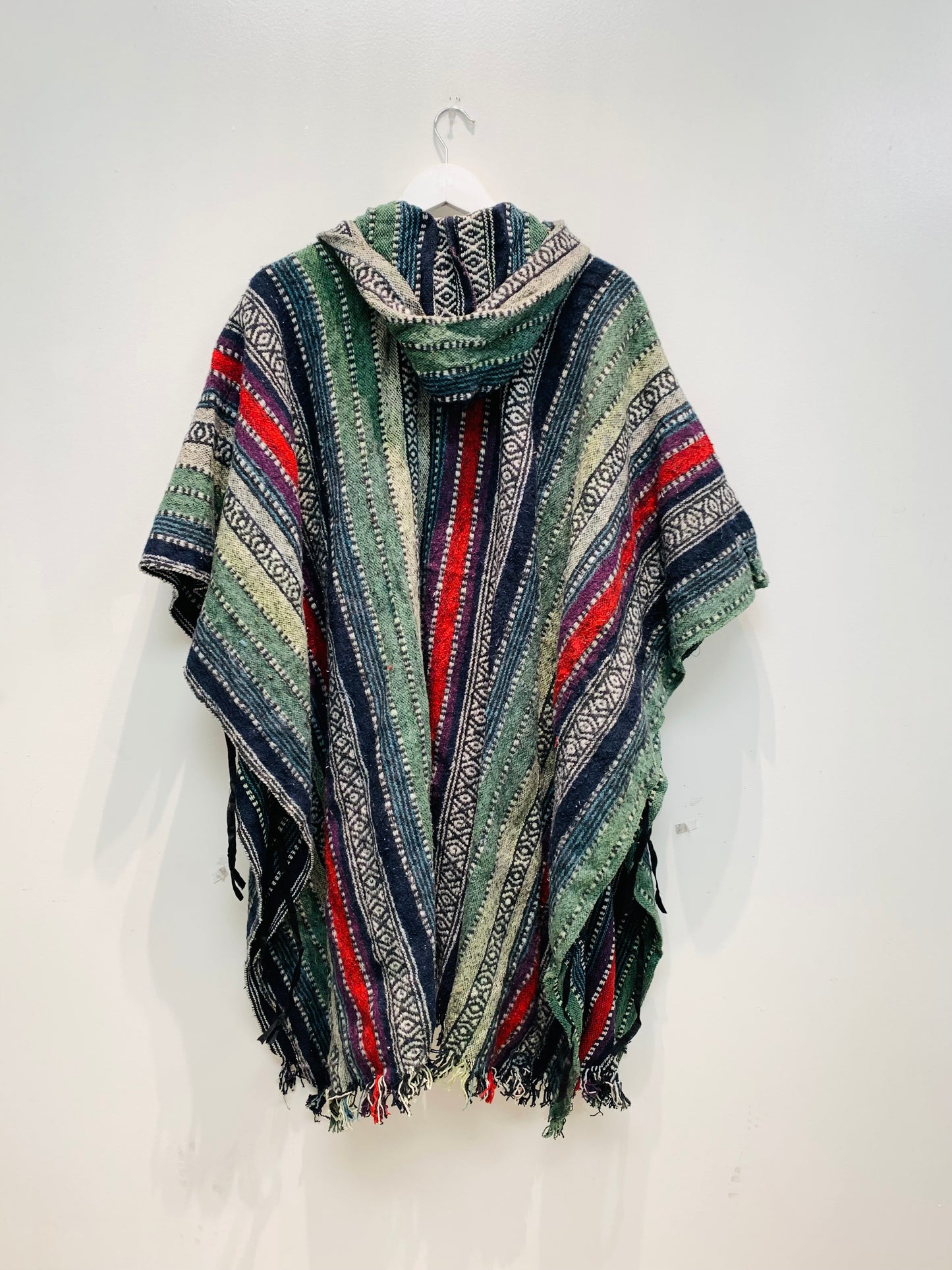 Boho handcrafted Hoodie UNISEX Gheri/ Dari poncho #665511