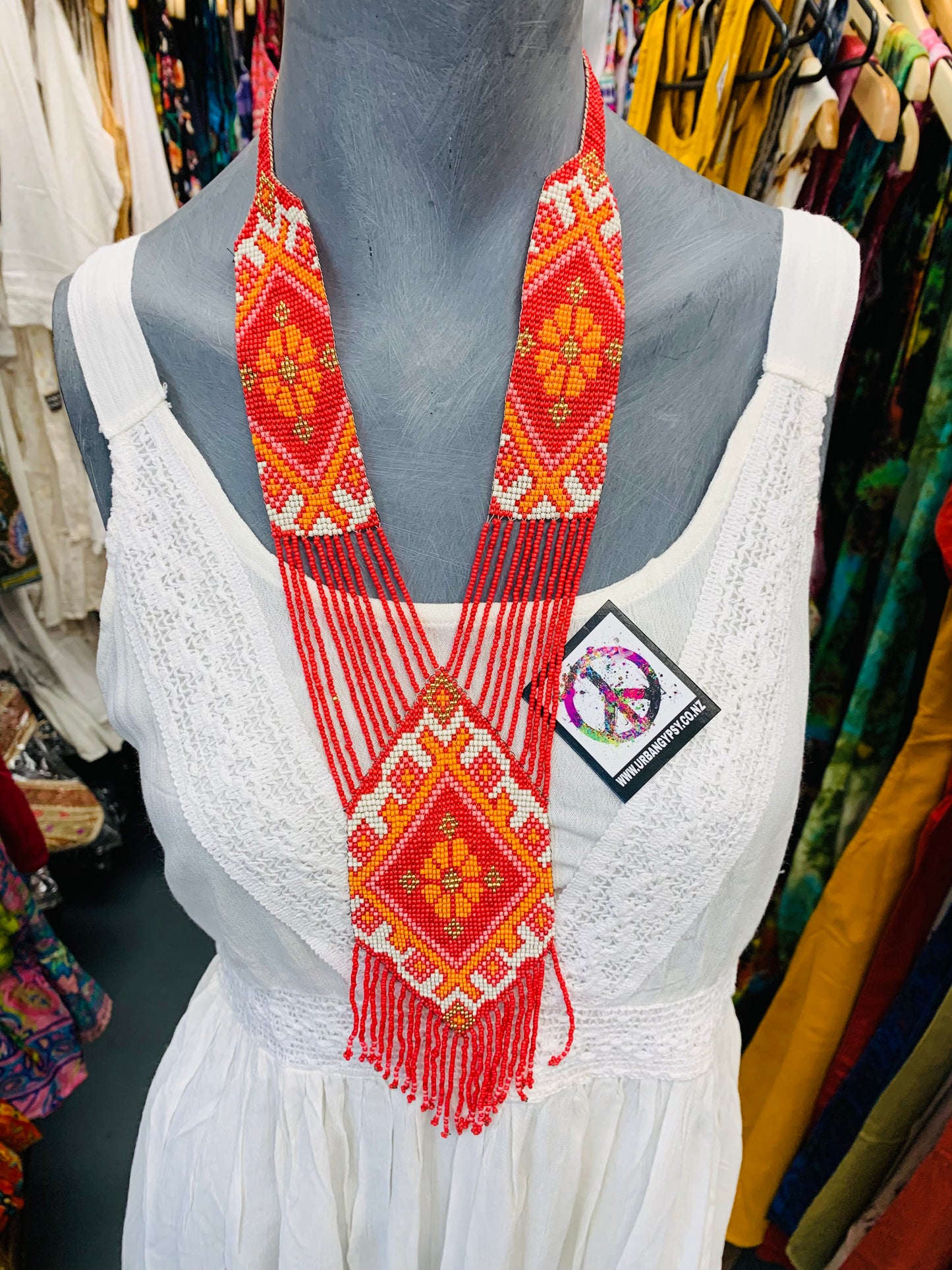 BOHEMIAN STYLE HANDCRAFTED EGYPTIAN NECKLACE #NECK28