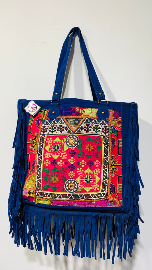 BOHEMIAN HANDCRAFTED ETHNIC TOTE BAG # 10125