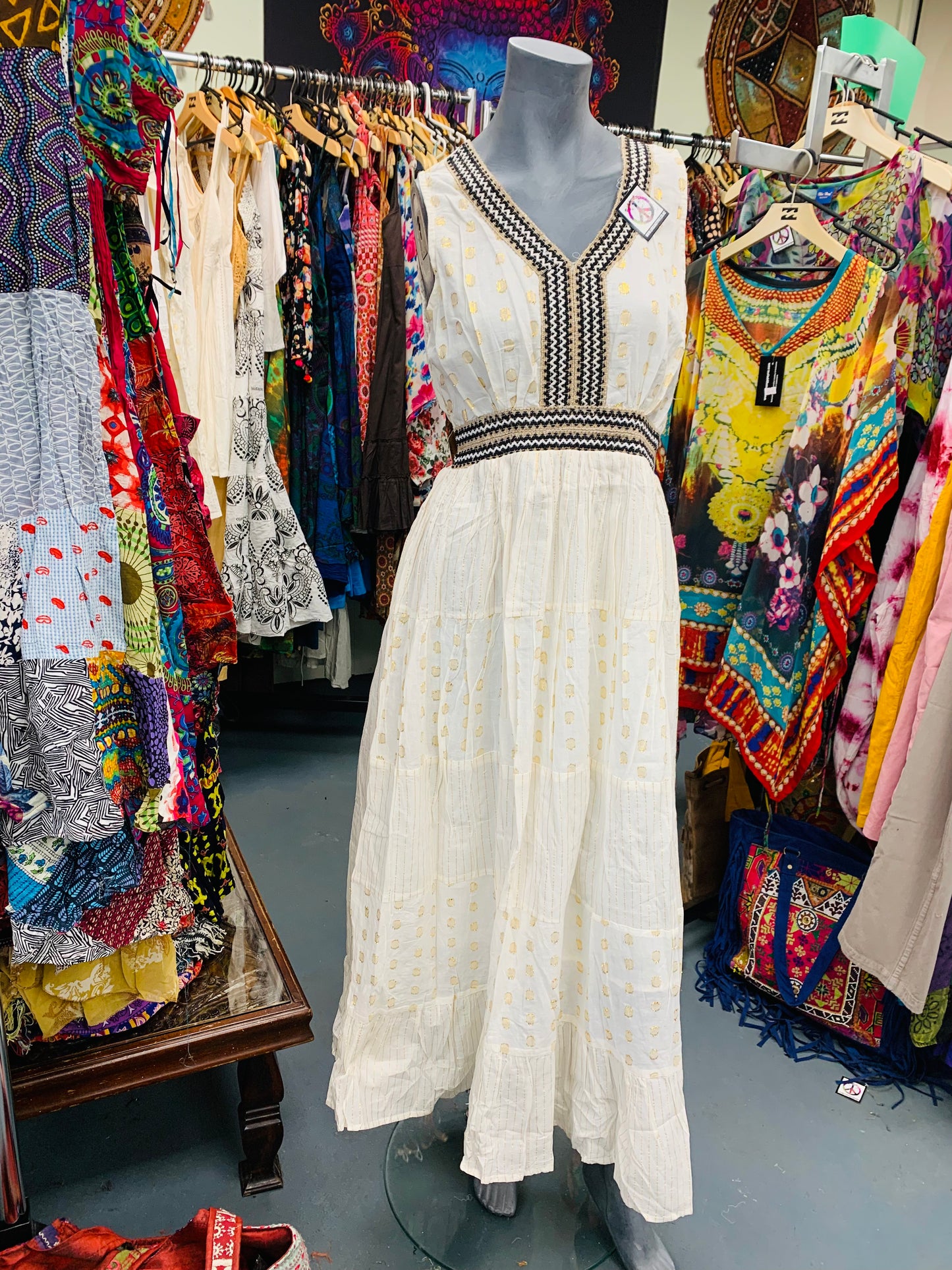 Bohemian handcrafted Sally dress # DRE330