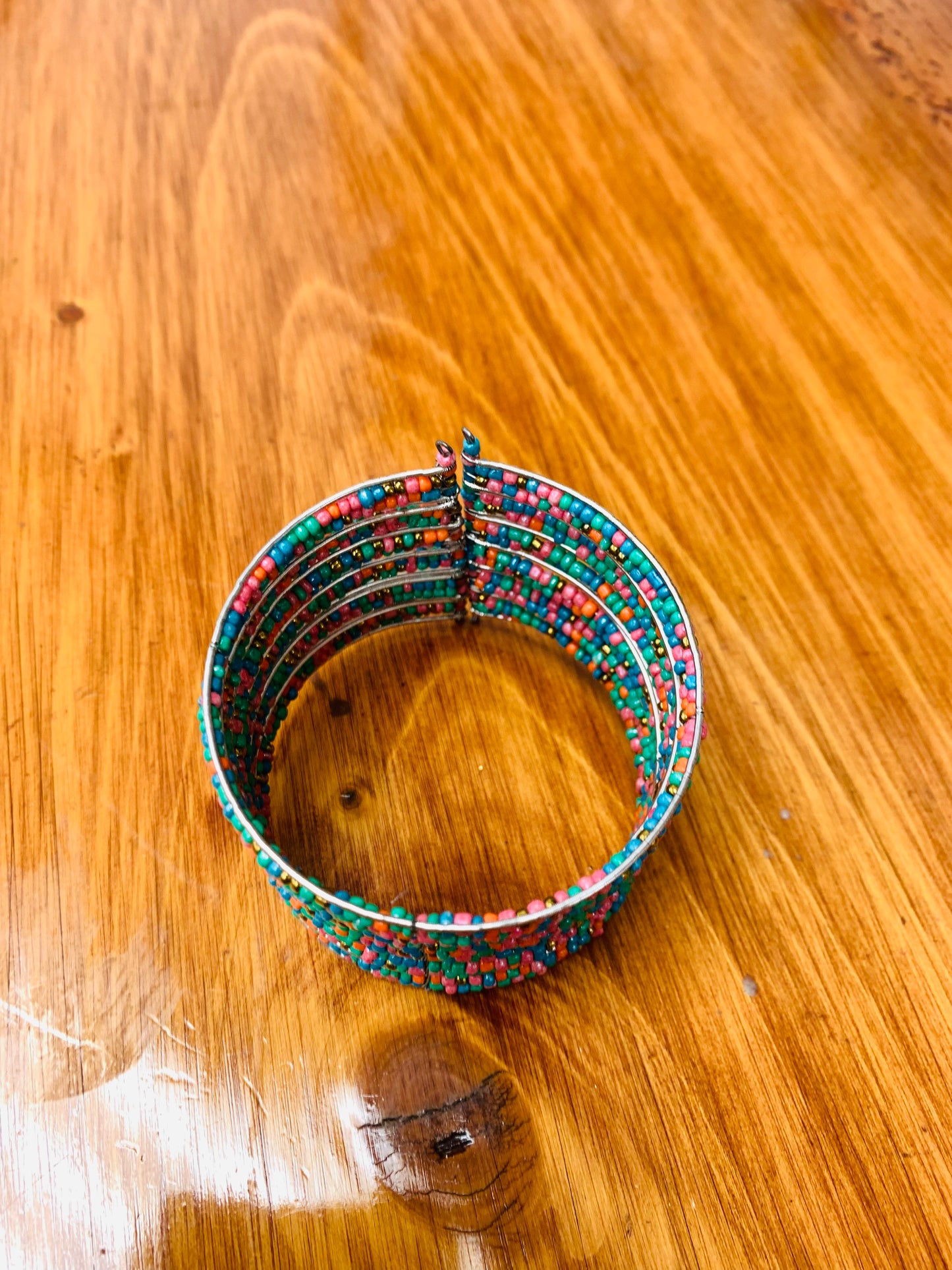 HIPPIE HANDCRAFTED HAND CUFF BEADS BANGLE #CUFF2287
