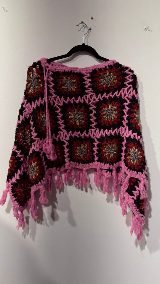 Handcrafted Crochet poncho #30