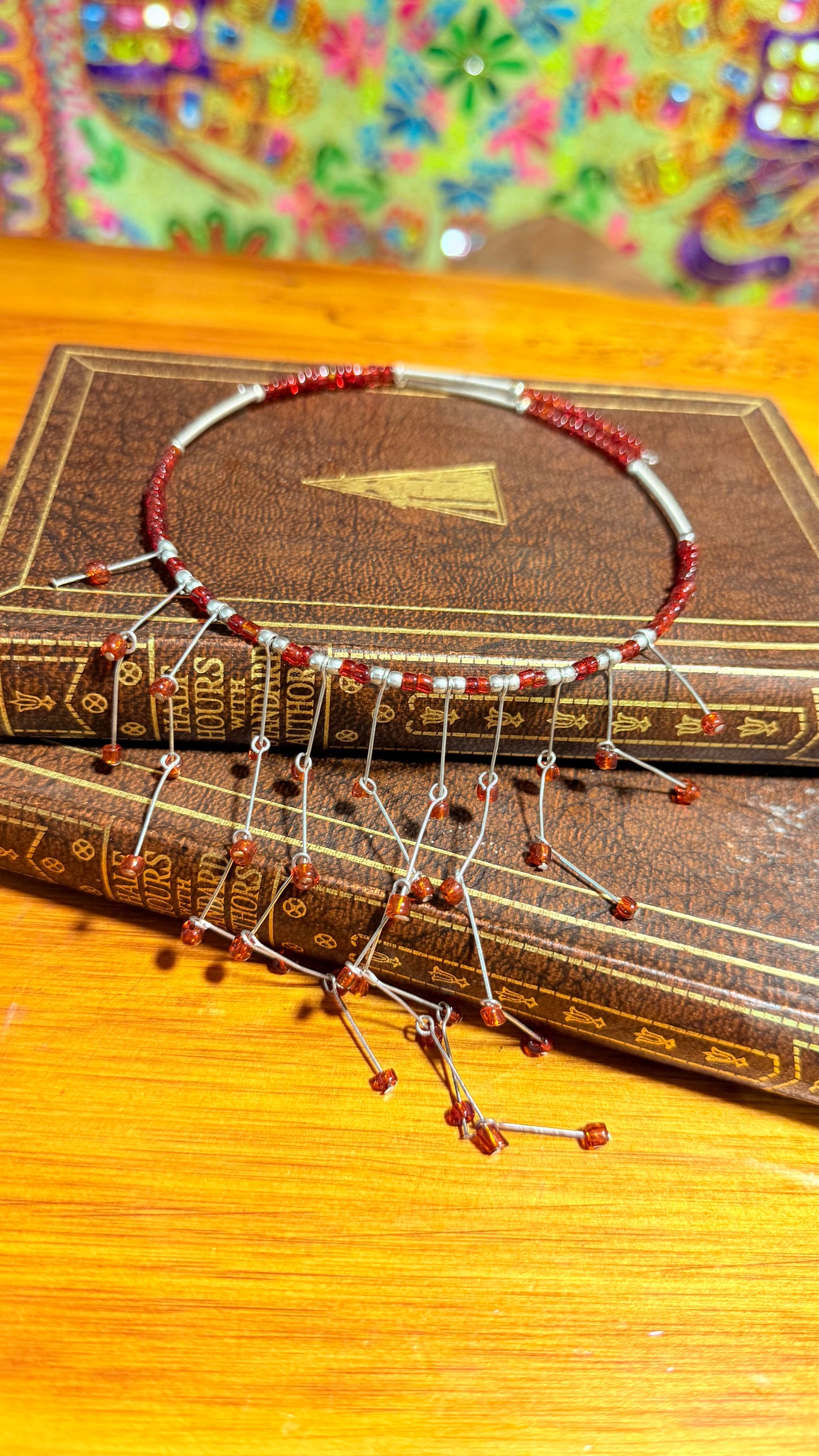 HANDCRAFTED SEED BEADS CHOKER #A205