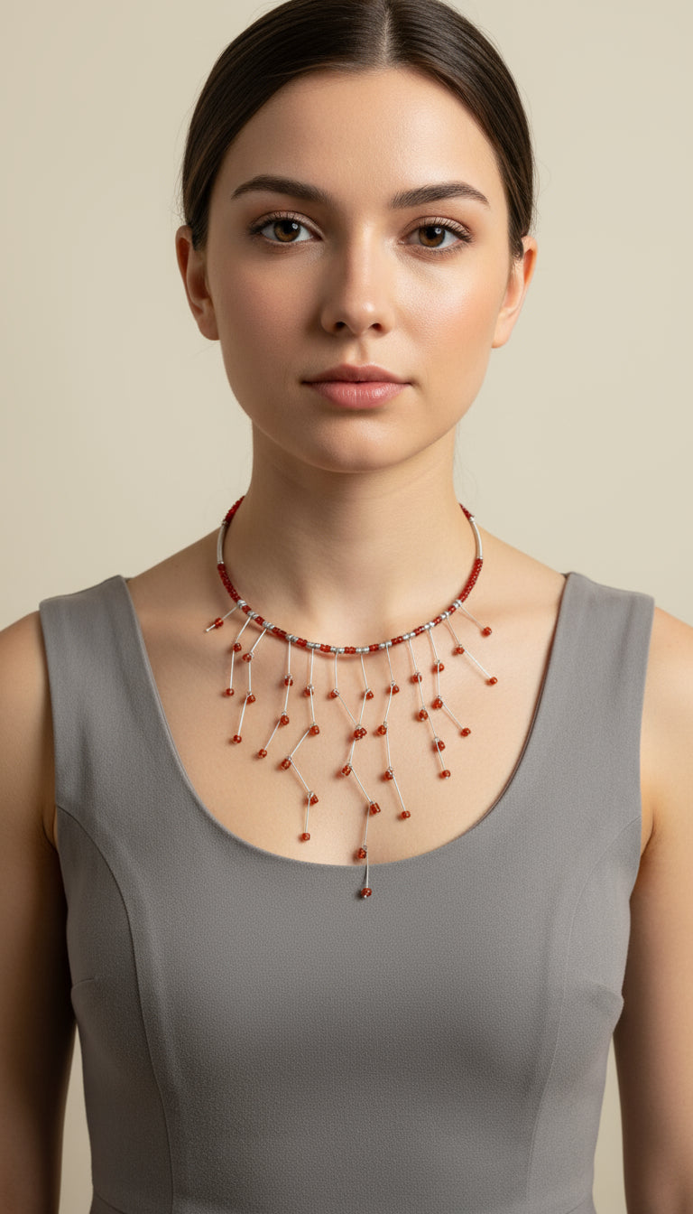 HANDCRAFTED SEED BEADS CHOKER #A205