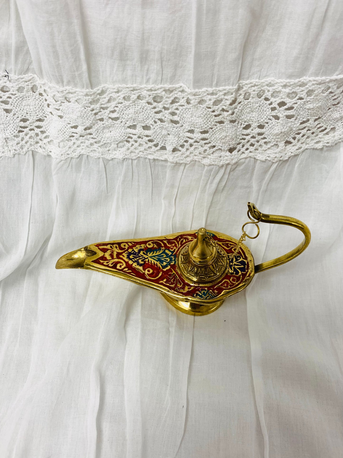 Bohemian style handcrafted Brass Magic Lamp # LAM921