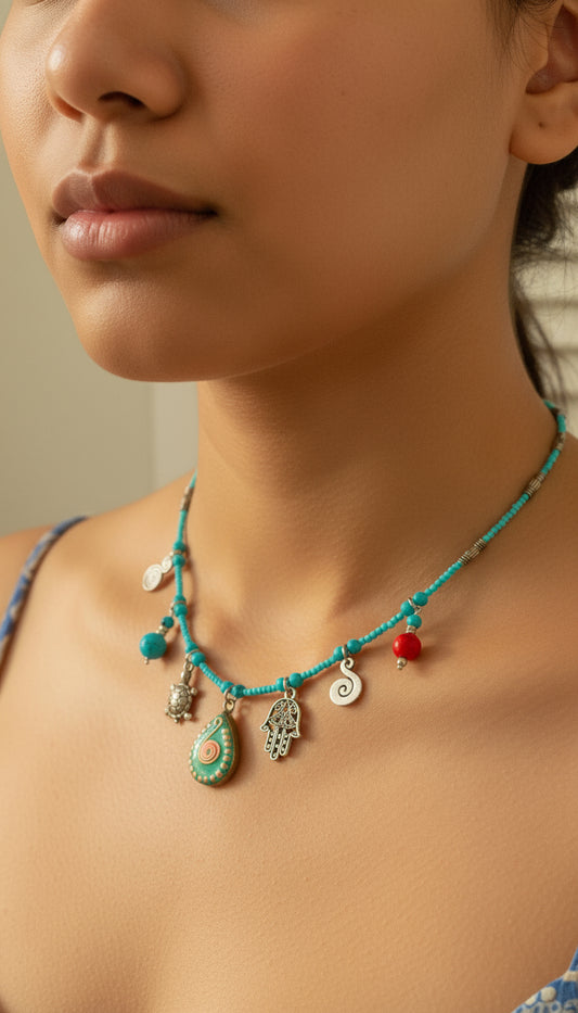 Bohemian Style Handcrafted Necklace #1000