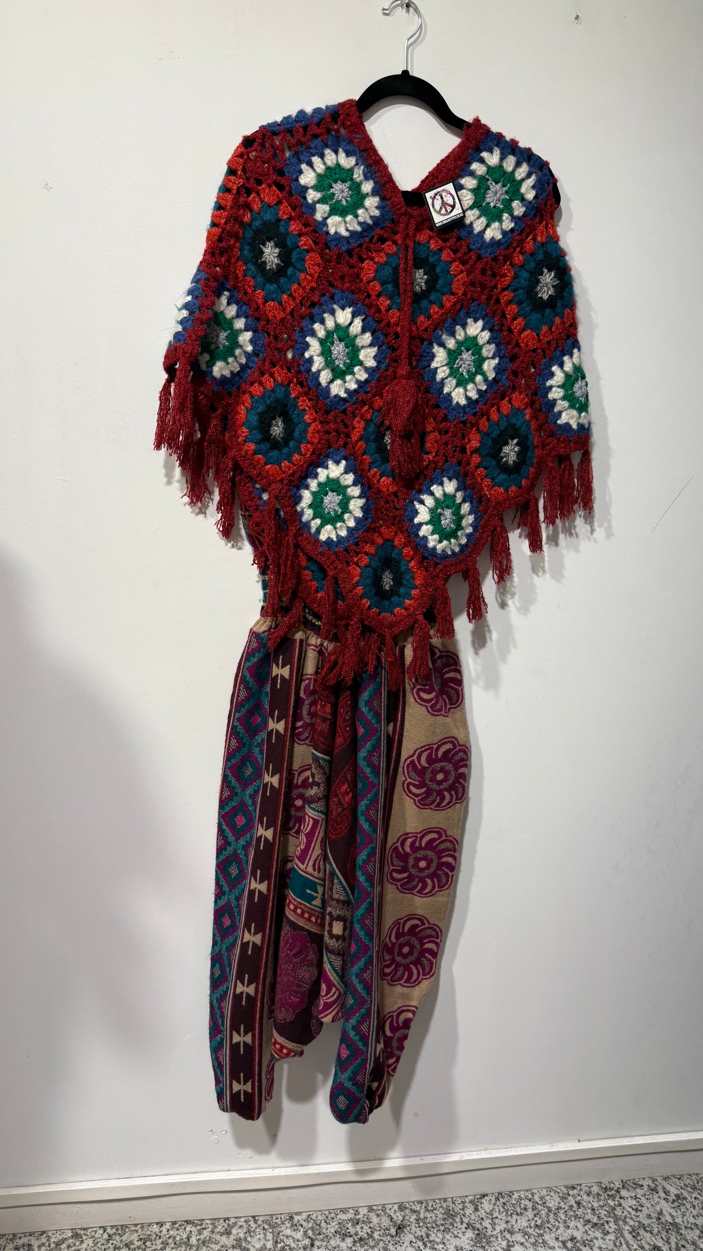 HANDCRAFTED WARM DROP CROTCH PANTS #WOOL21268