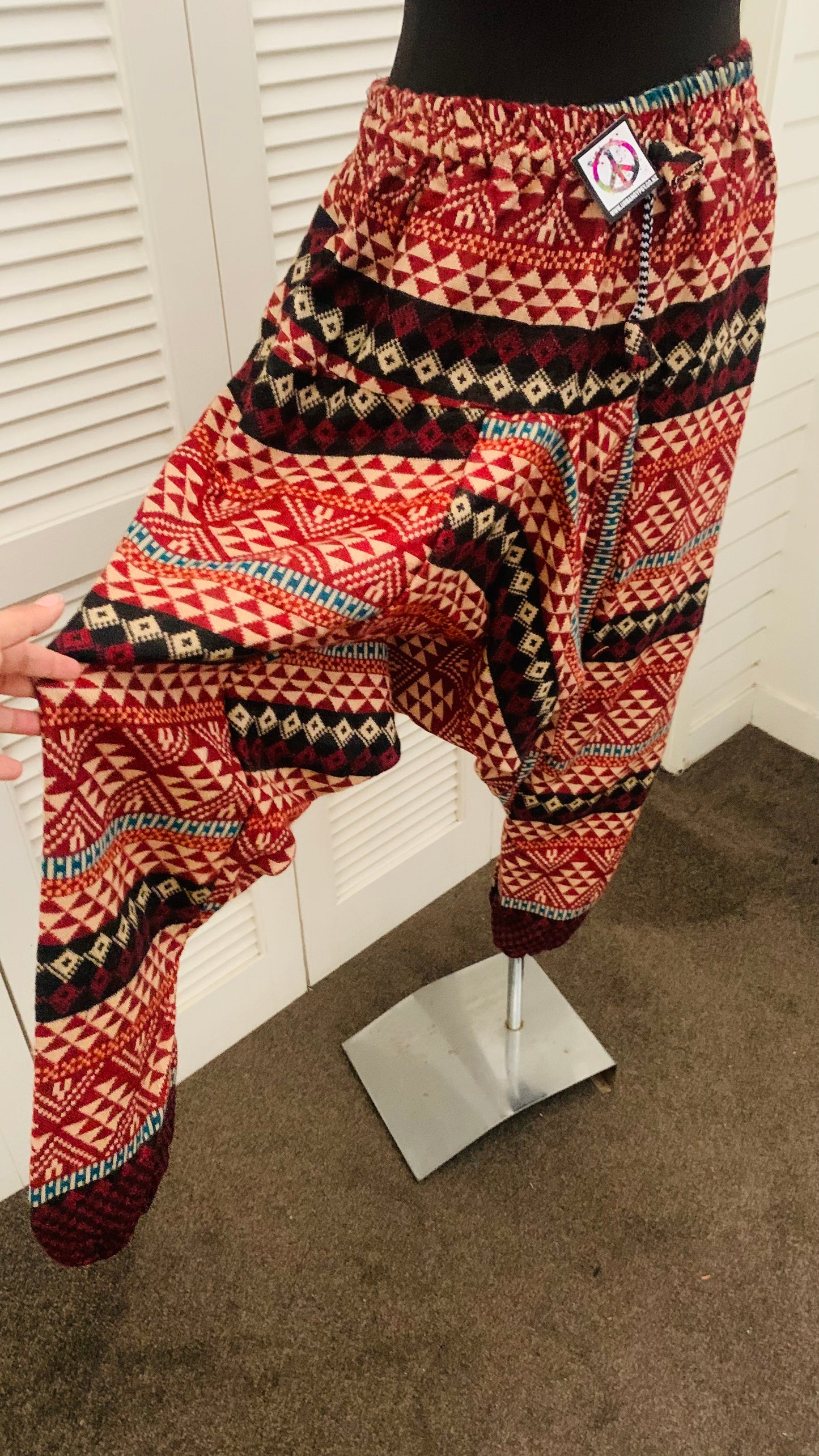 HANDCRAFTED WARM DROP CROTCH PANTS #66571
