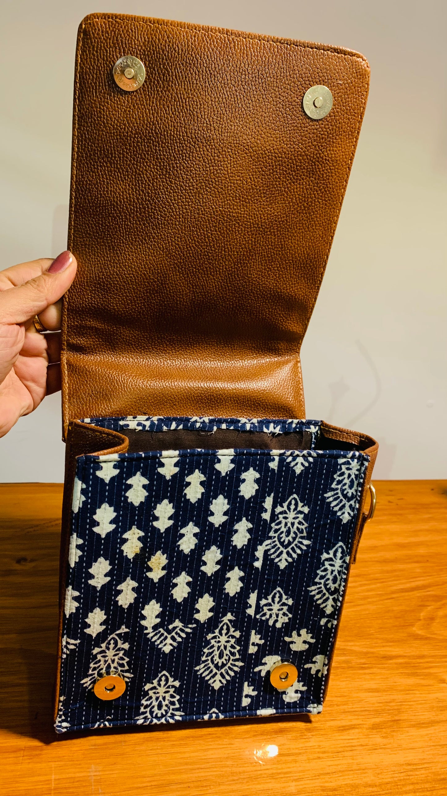 BOHEMIAN HANDCRAFTED PU LEATHER HANDBAG # 3331