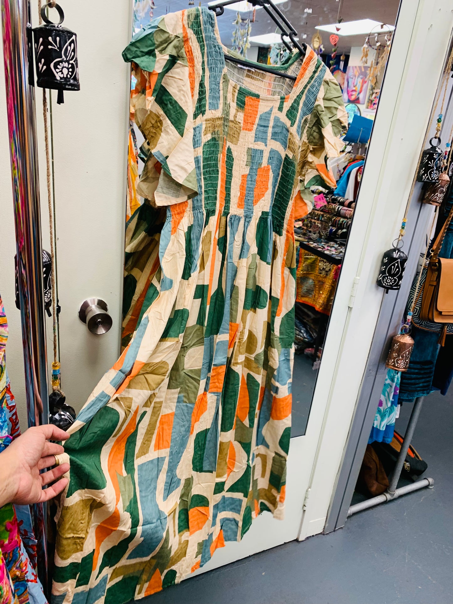 Bohemian handcrafted Maxi dress # DRE318