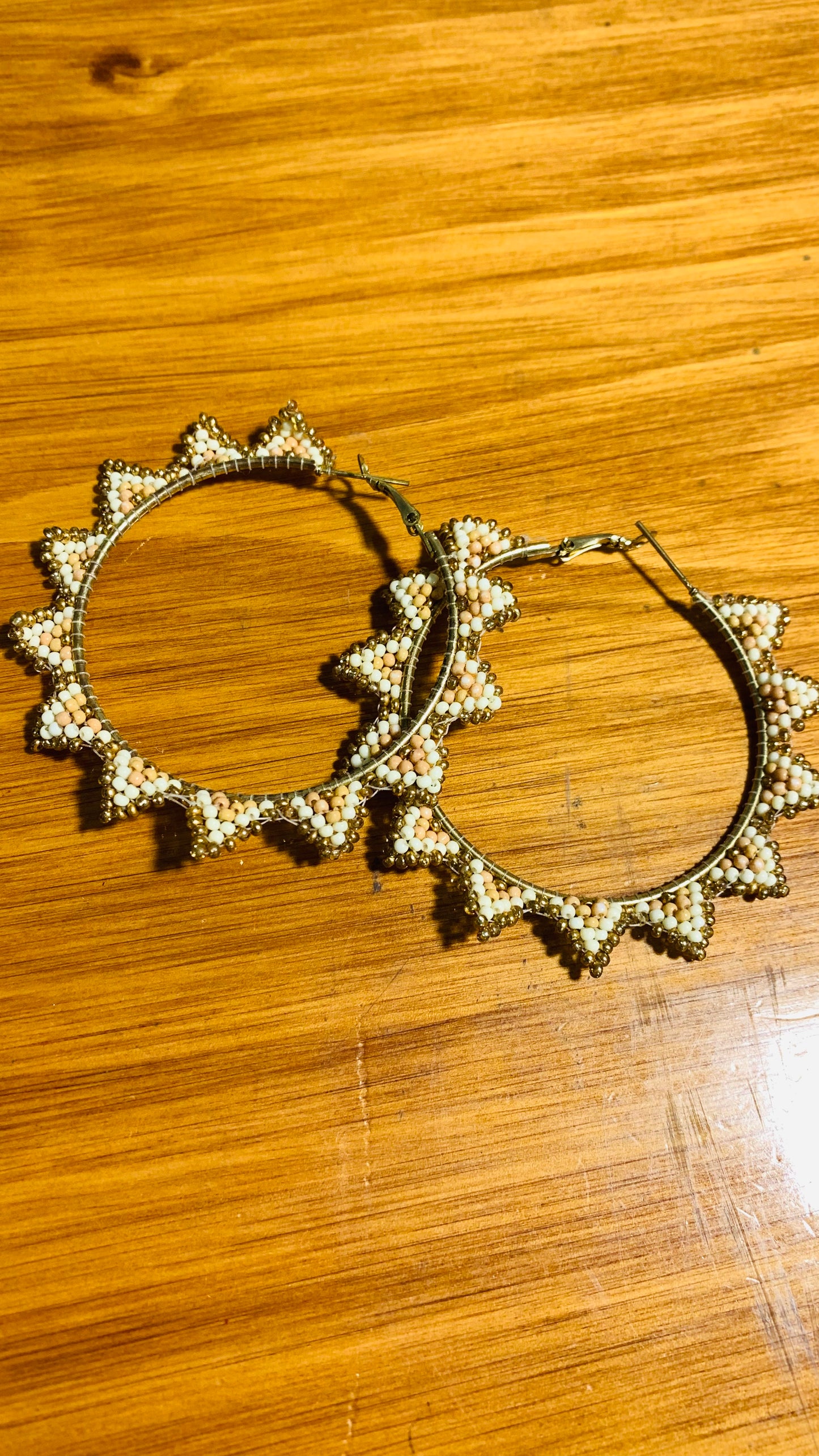BOHEMIAN HANDCRAFTED HOOP EARRINGS #EAR158