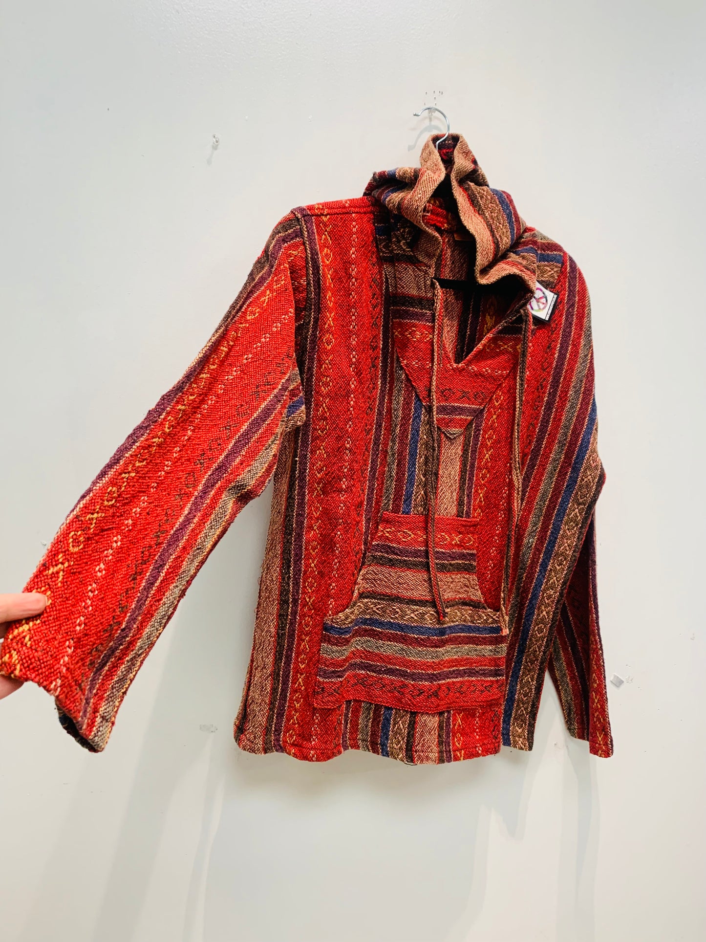 Bohemian style handcrafted UNISEX Gringo Hoodie #017606