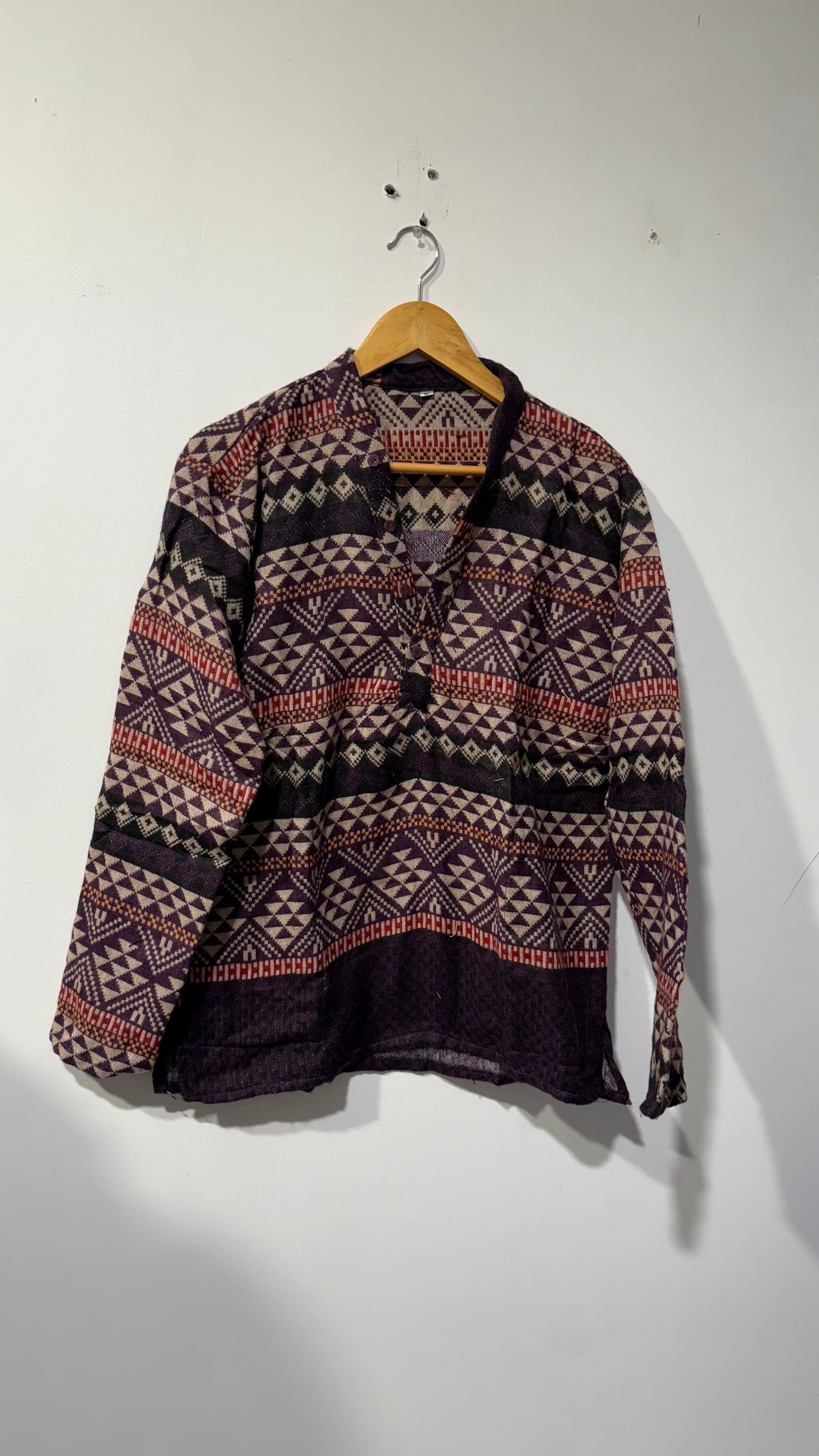 Handcrafted Unisex warm Kurta / Shirt # 75988