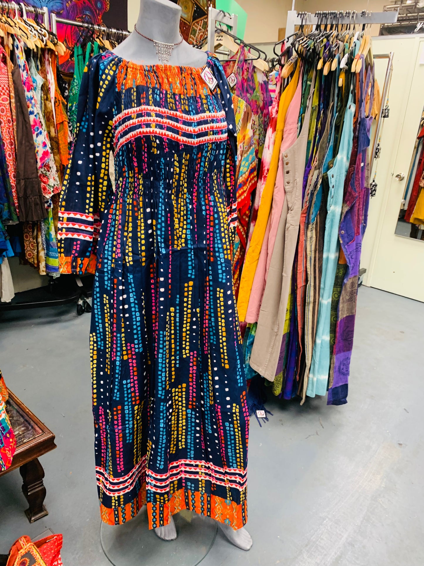 Bohemian handcrafted Maxi dress # DRE320
