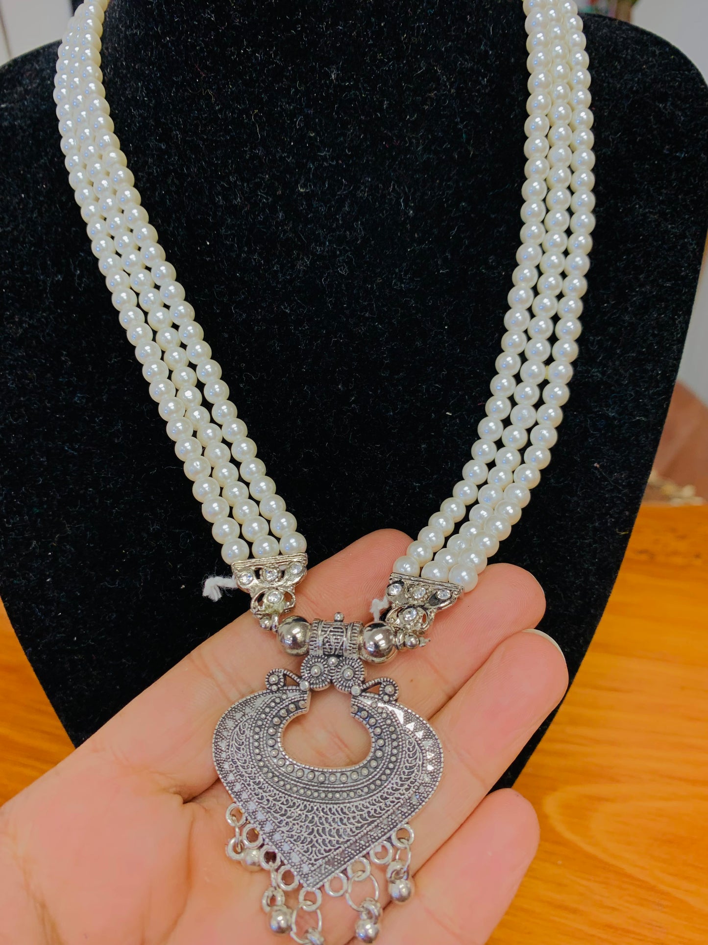 BOHEMIAN STYLE HANDCRAFTED BEADS NECKLACE #NECK40
