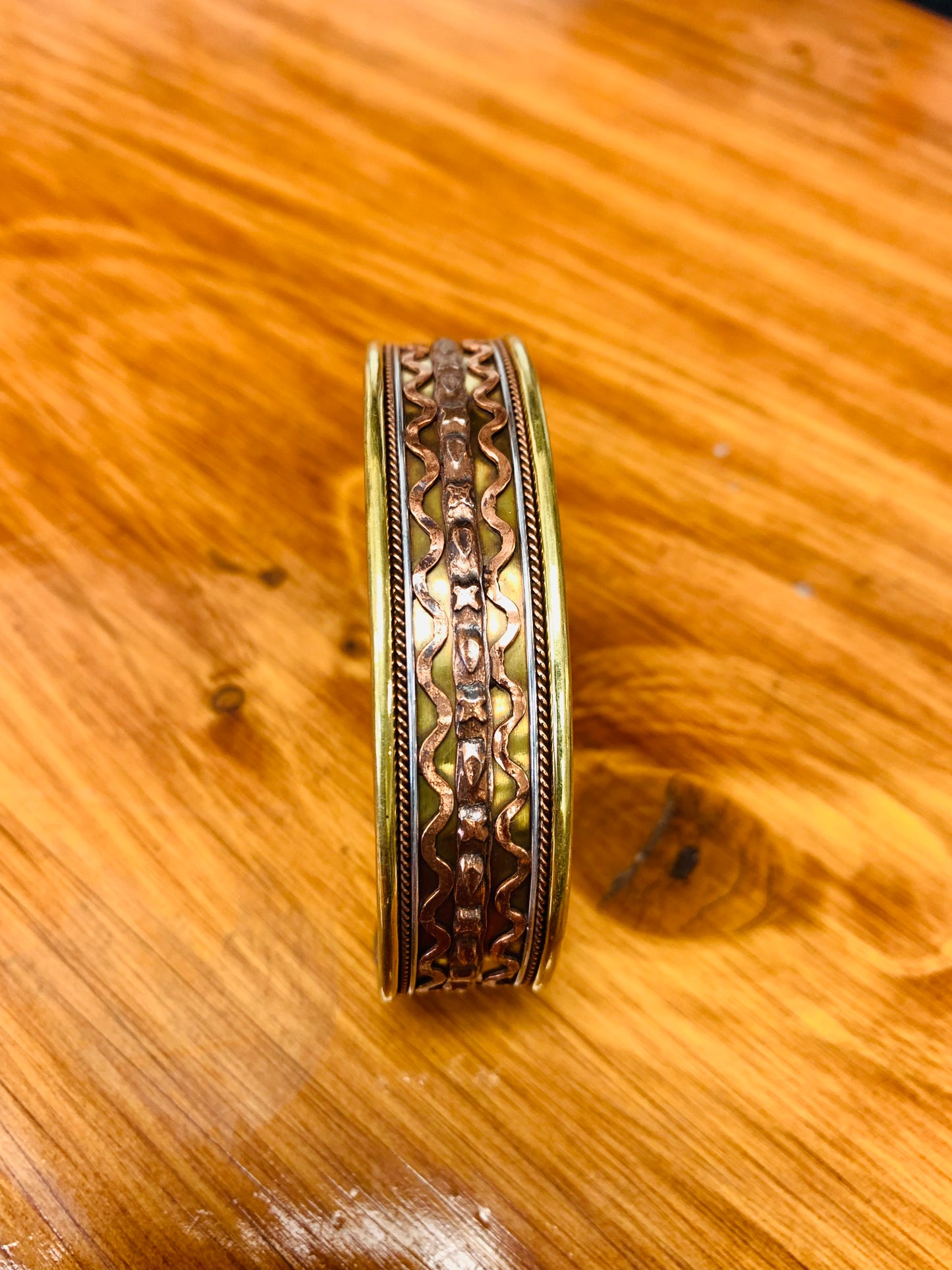 BOHEMIAN STYLE HANDCRAFTED HAND CUFF BANGLE # CUFF1194