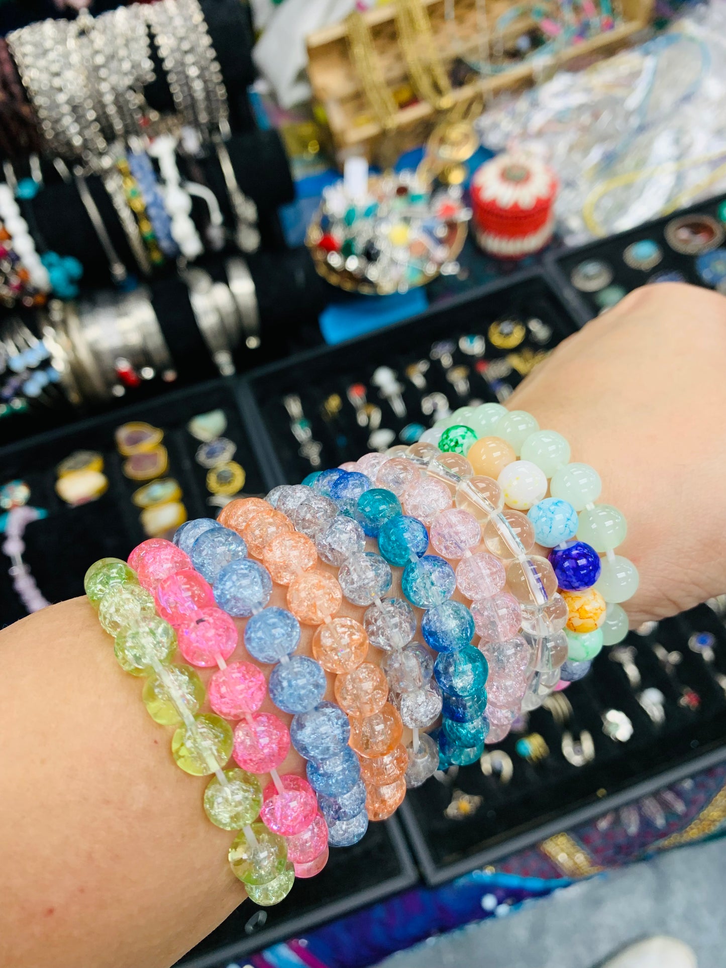 BOHEMIAN BEADS LOVE BRACELETS #A302