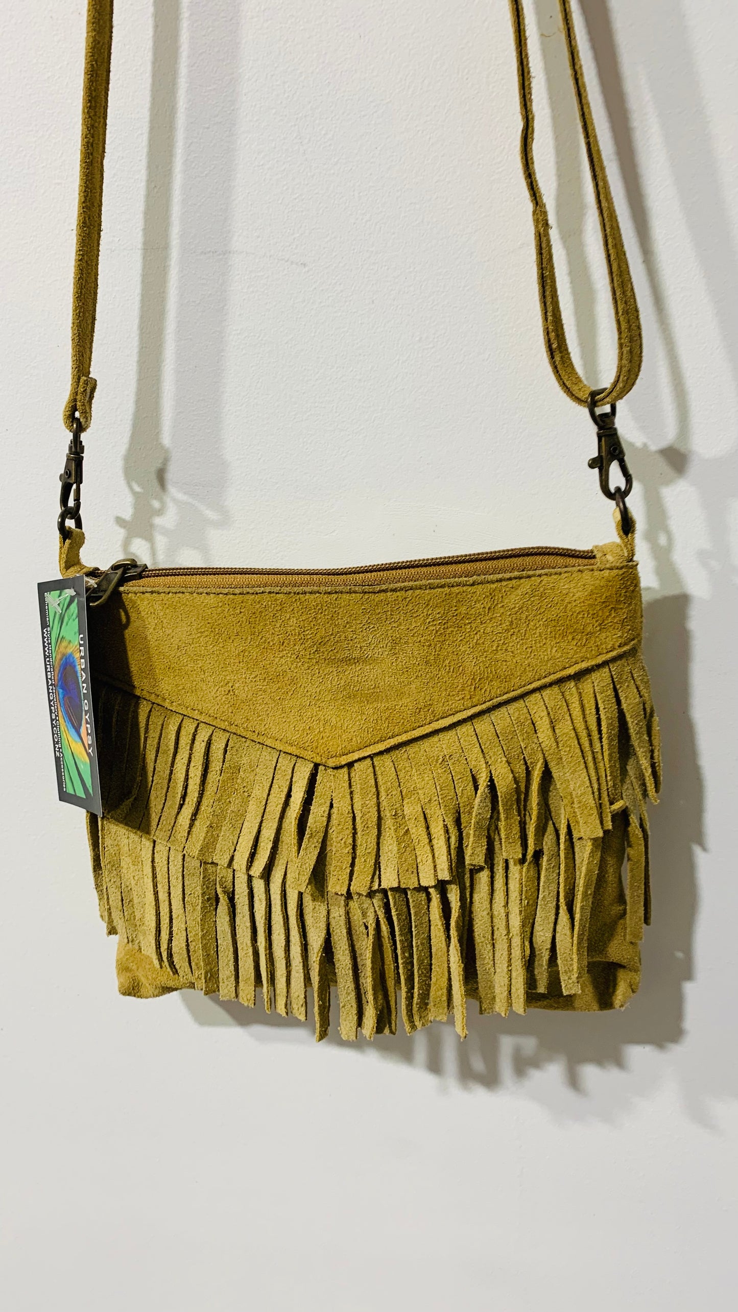 BOHEMIAN STYLE HANDCRAFTED GENUINE SUEDE LEATHER BAGS #206585