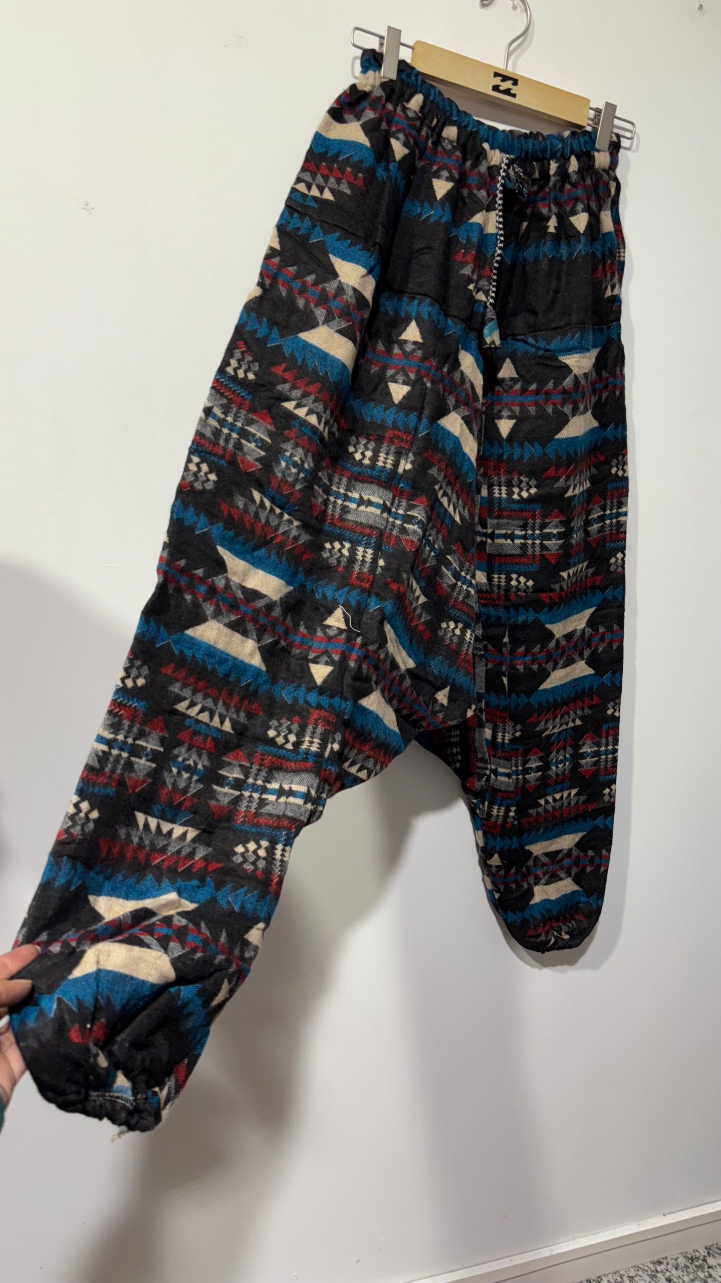 HANDCRAFTED WARM DROP CROTCH PANTS #665563