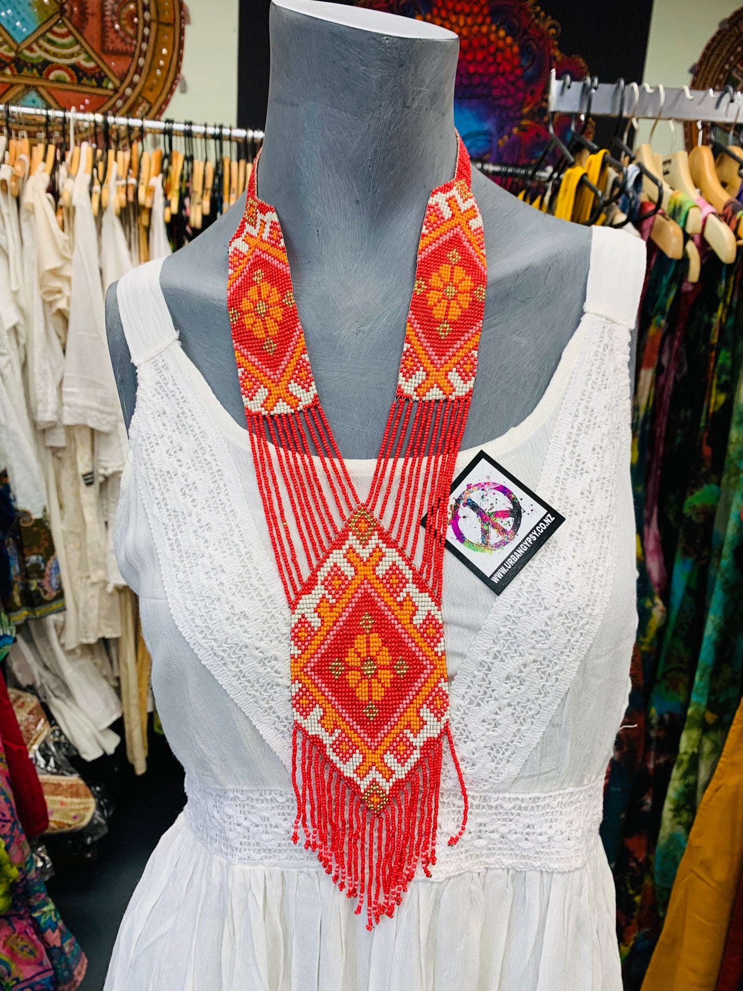 BOHEMIAN STYLE HANDCRAFTED EGYPTIAN NECKLACE #NECK28