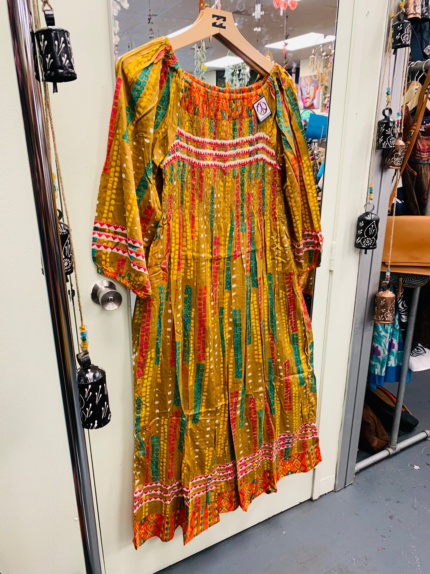 Bohemian handcrafted Maxi dress # DRE320