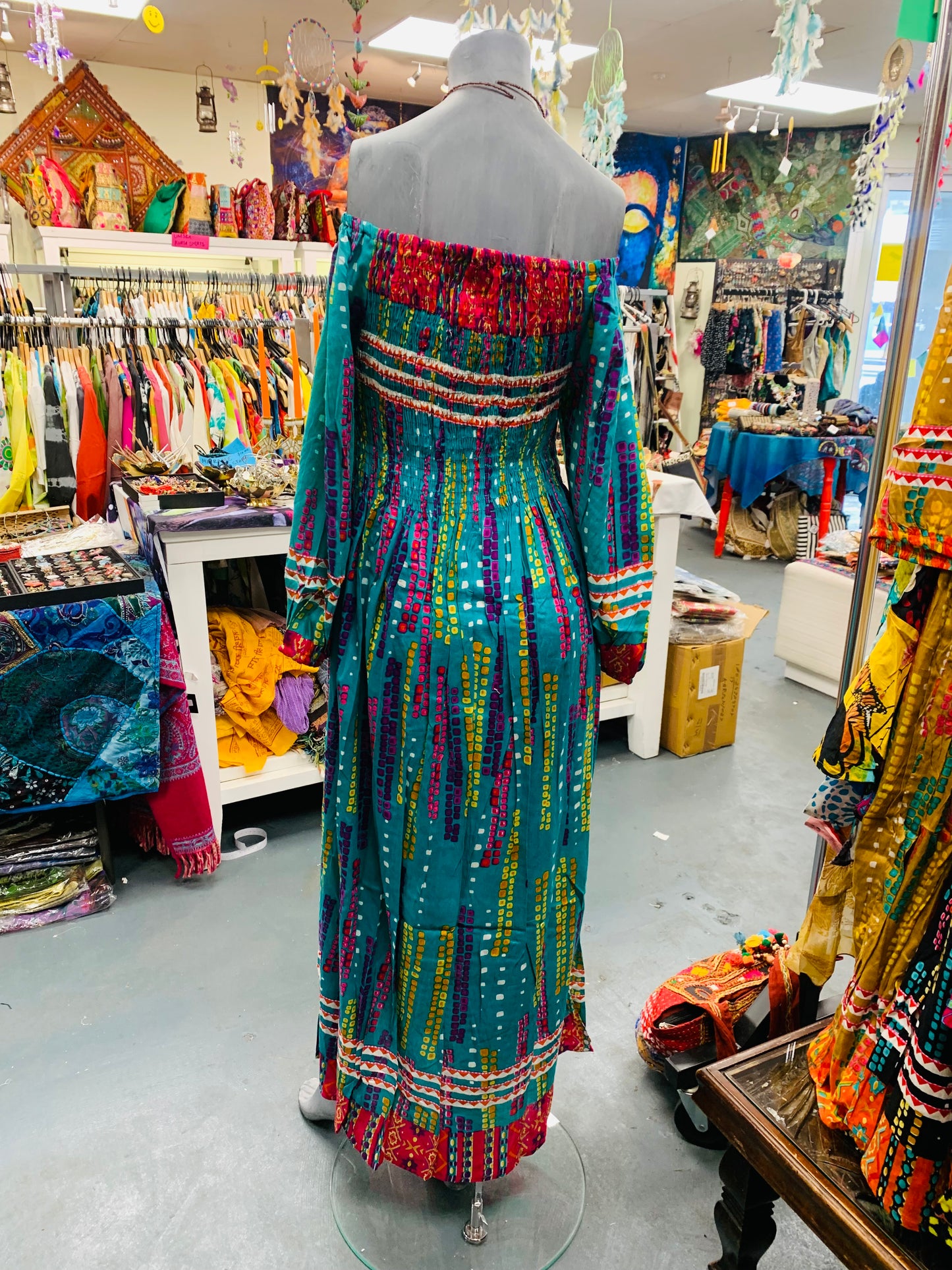 Bohemian handcrafted Maxi dress # DRE320