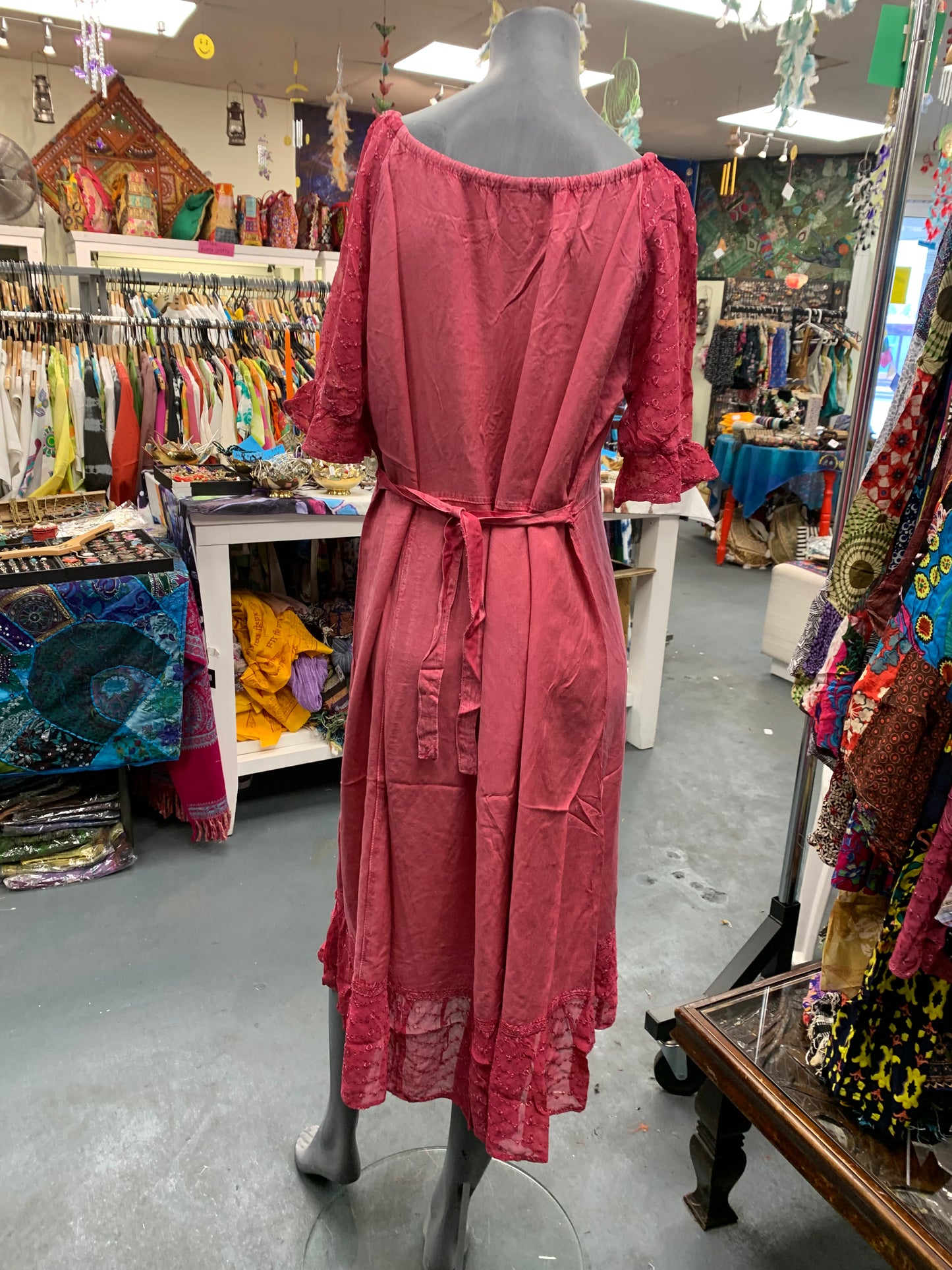 Bohemian handcrafted dress # DRE322