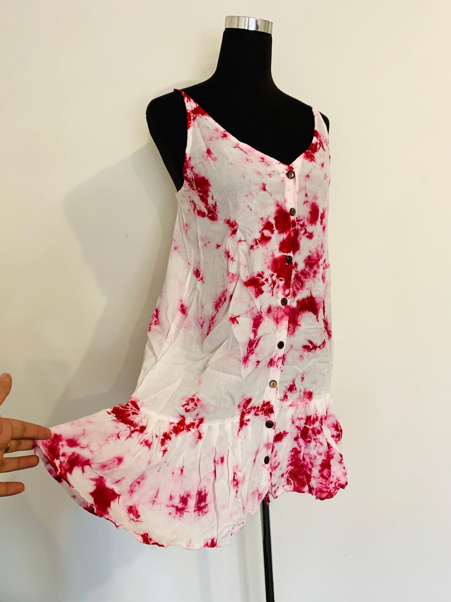 Bohemian handcraftedTie Dye dress # DRE309