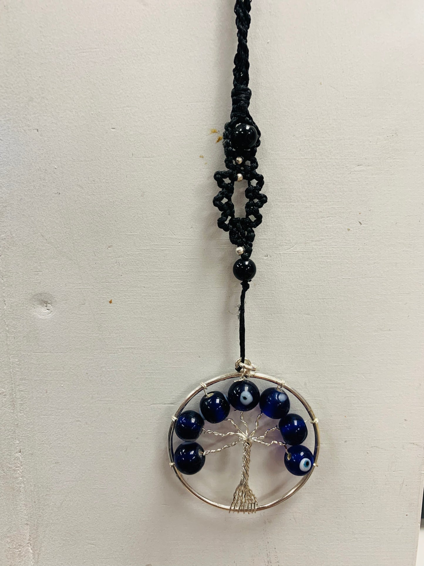 Bohemian handcrafted EvilEye hanging # WHAN105
