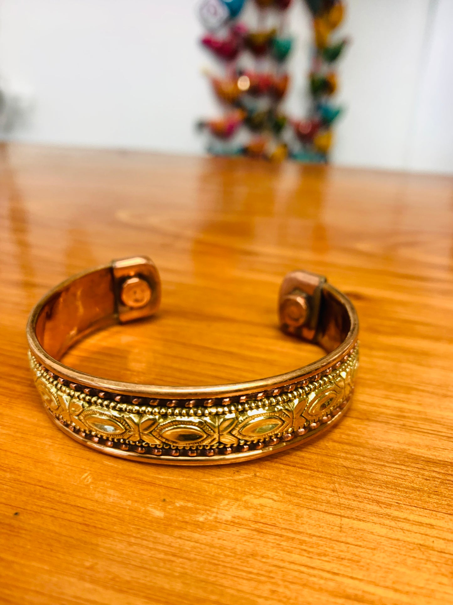 BOHEMIAN STYLE HANDCRAFTED HAND CUFF BANGLE # CUFF1195