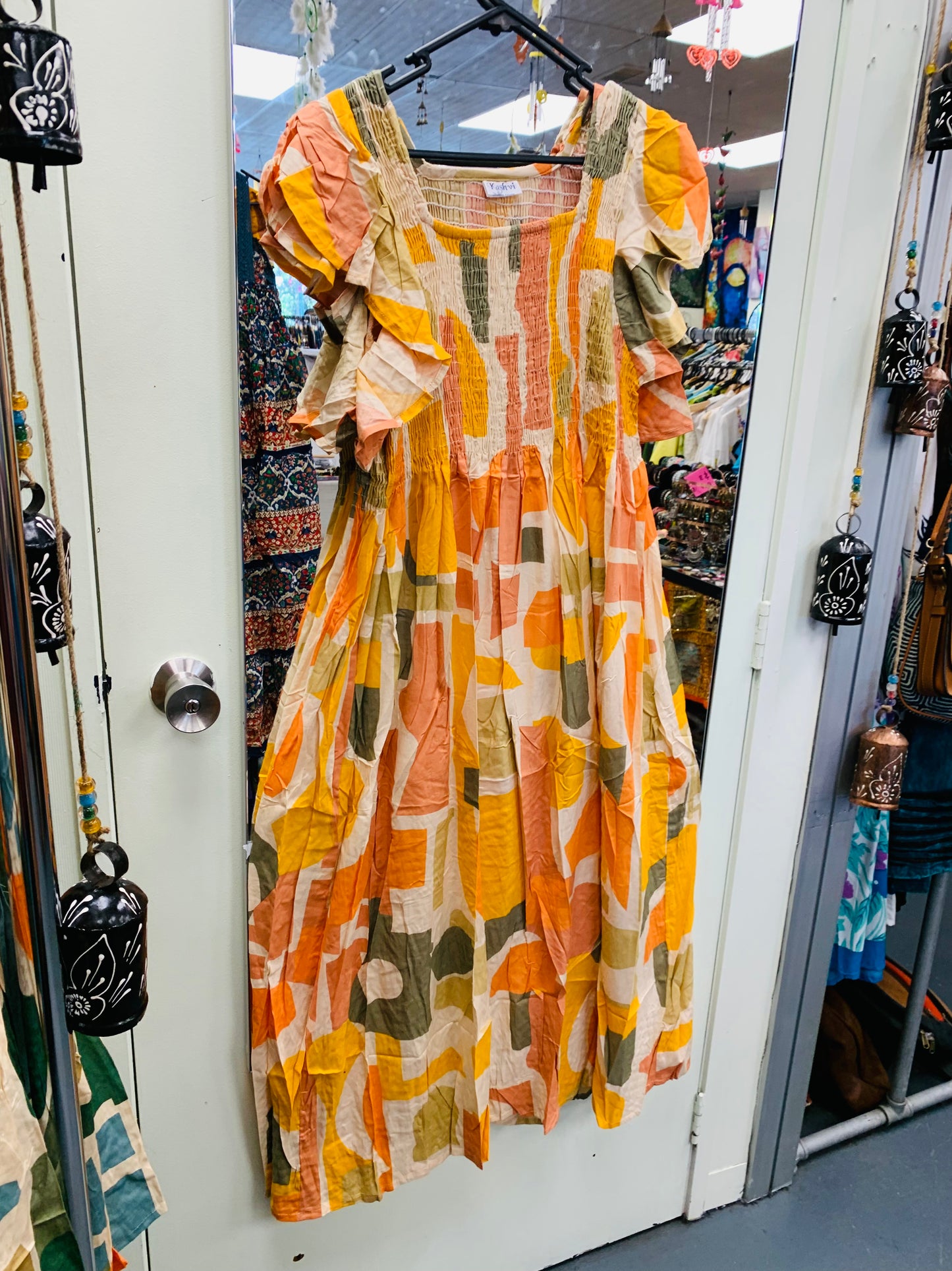 Bohemian handcrafted Maxi dress # DRE318