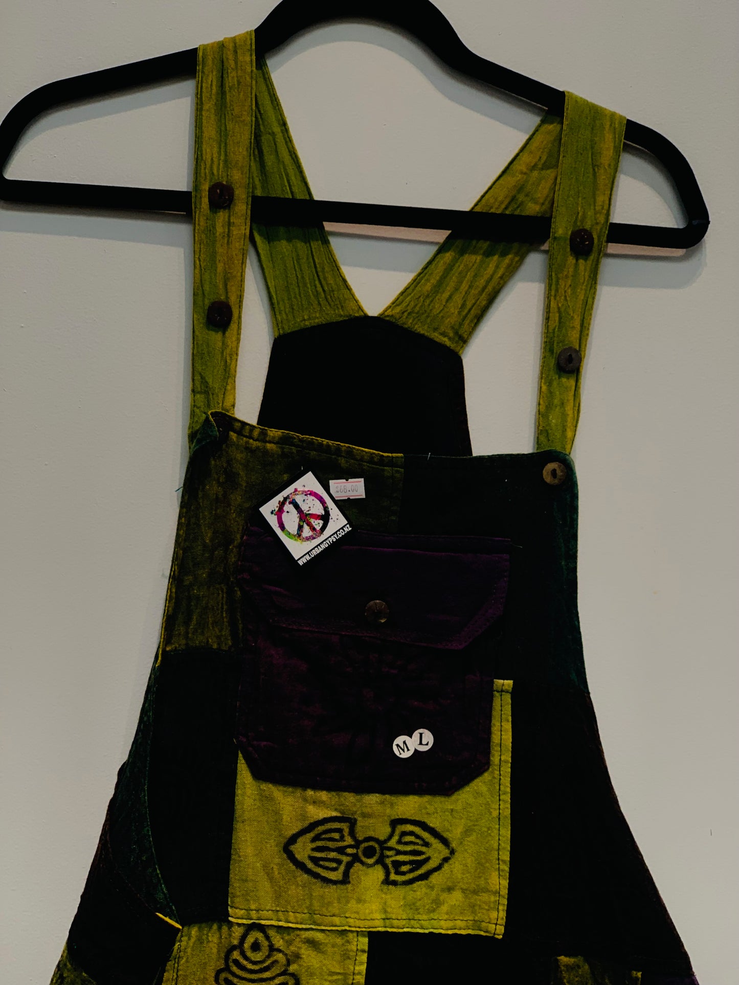 Bohemian Handcrafted Jumpsuits / Overalls/ Dangries #JUM0338