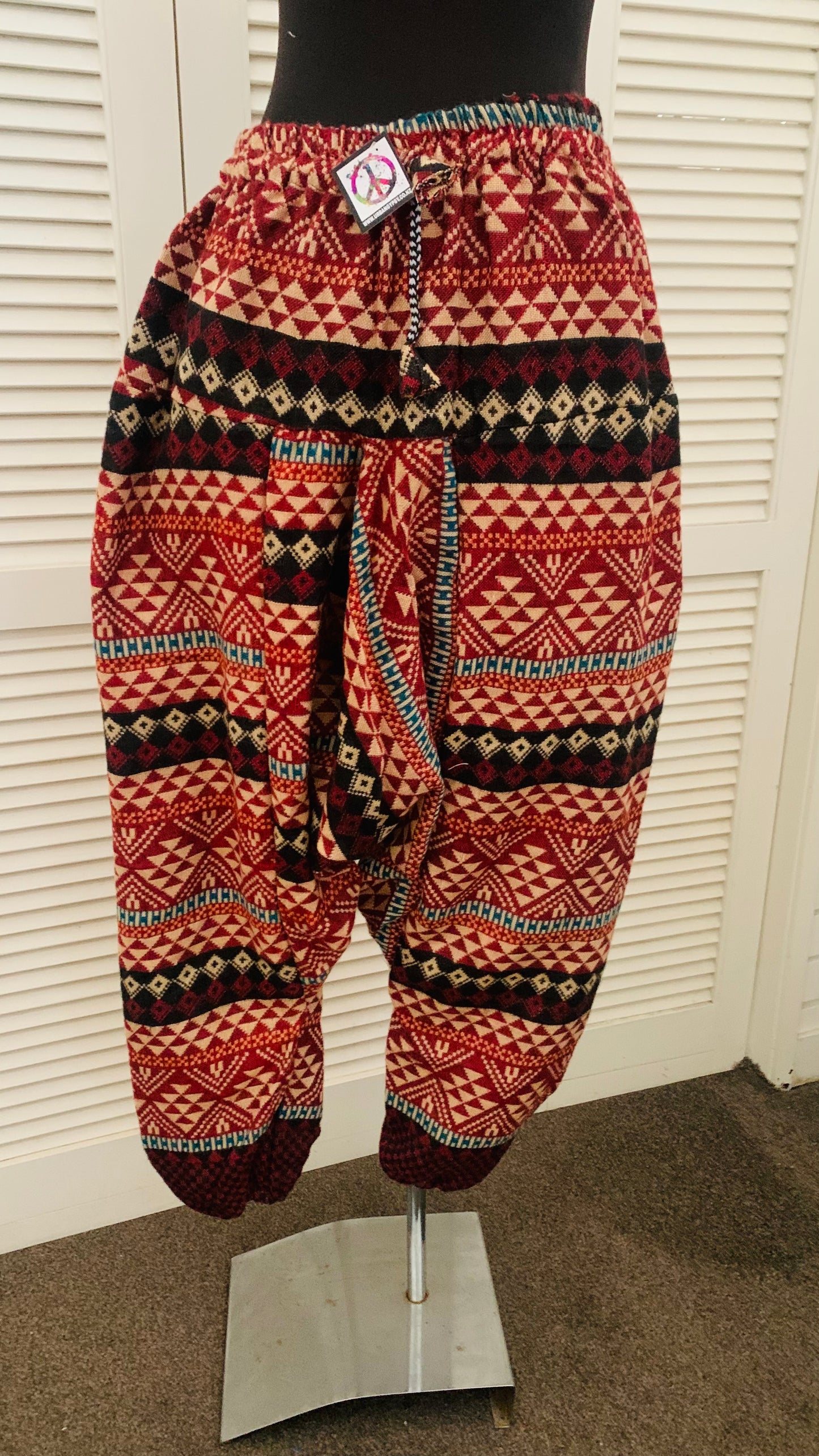 HANDCRAFTED WARM DROP CROTCH PANTS #66571
