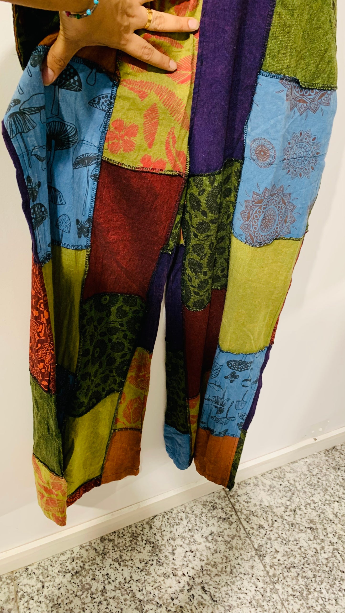 Bohemian Handcrafted Jumpsuits / Overalls/ Dangries #JUM0342