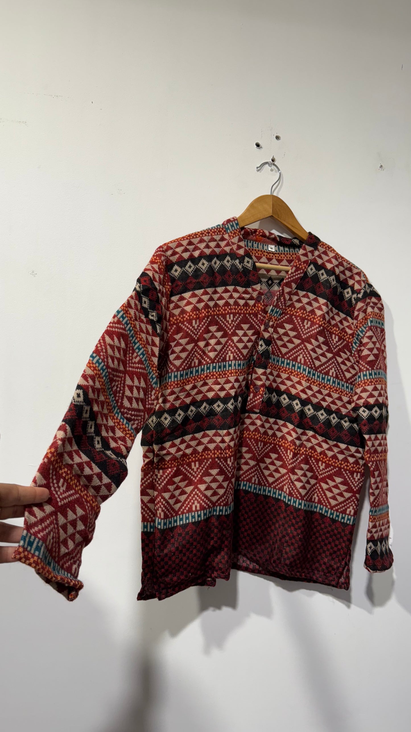 Handcrafted Unisex warm Kurta / Shirt # 75989