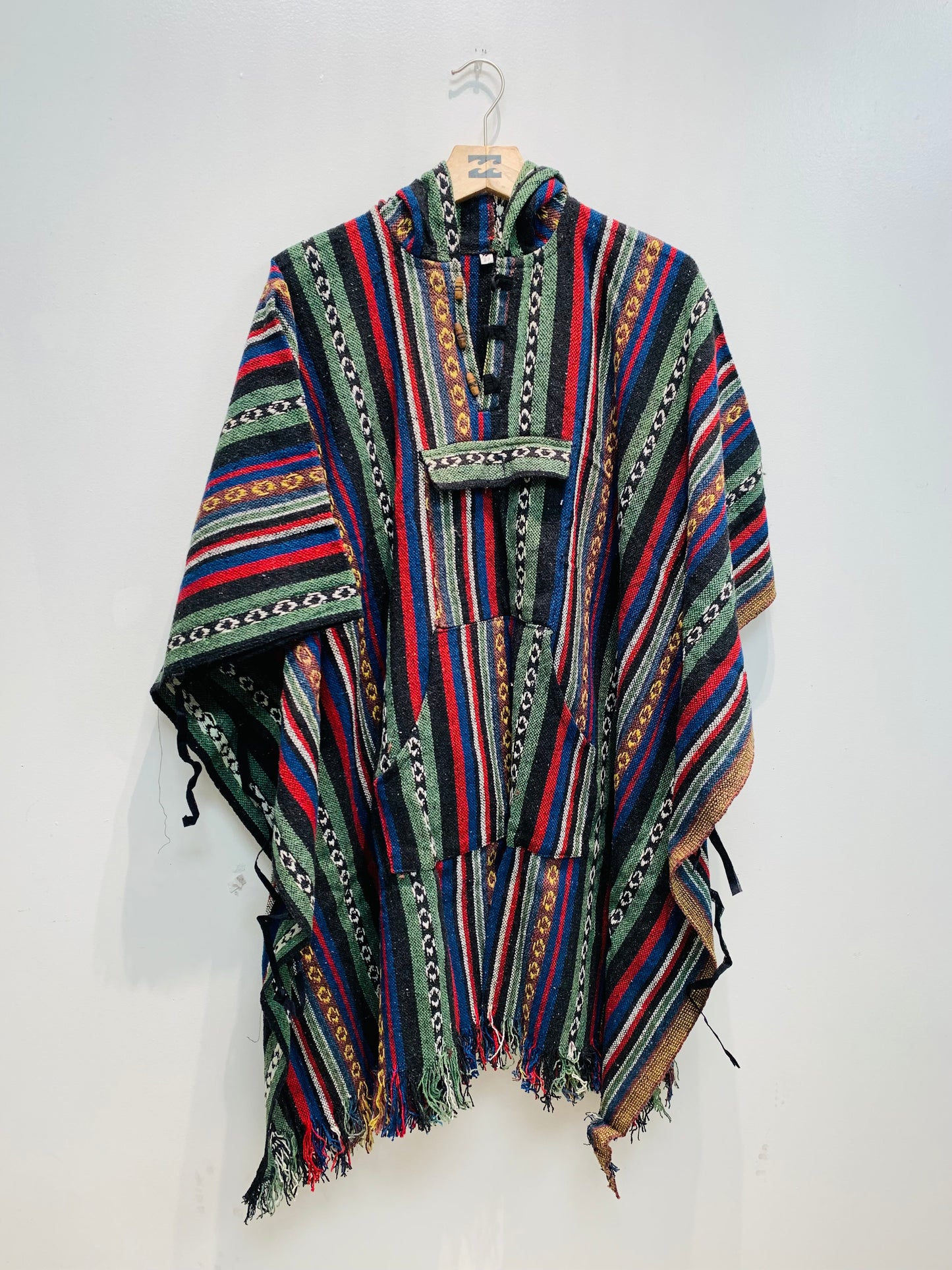 Bohemian style handcrafted Hoodie Plus size UNISEX Gheri poncho #0170332