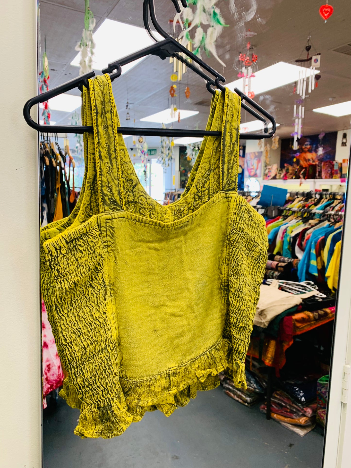 Bohemian Handcrafted Waist coat Crop Top #CRTOP103